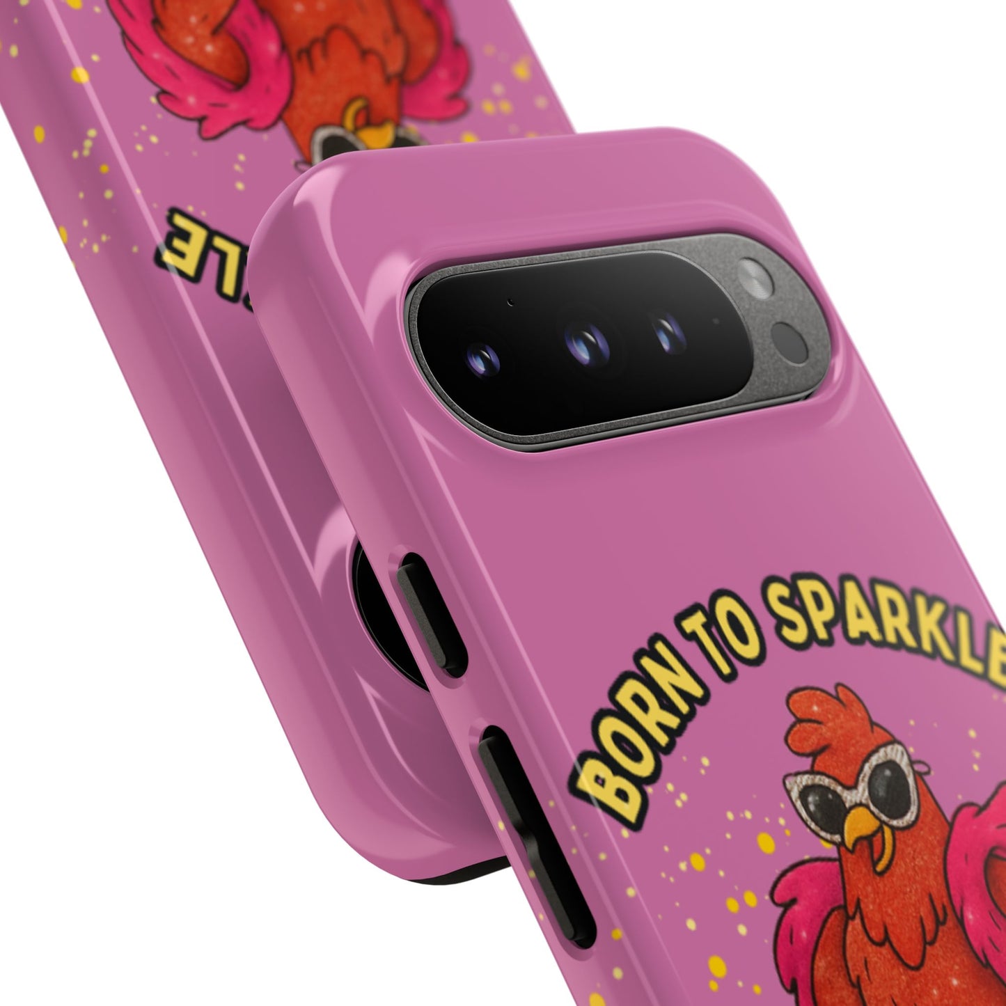 Phone Case - Born to Sparkle Hatched to Slay Logo Design
