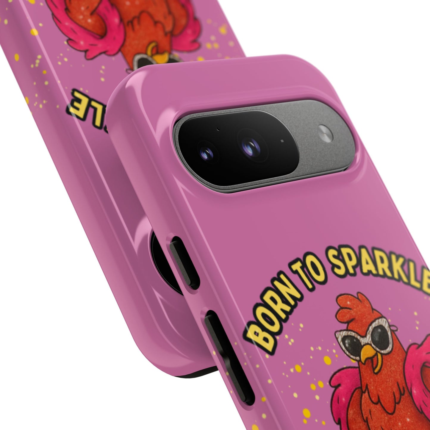 Phone Case - Born to Sparkle Hatched to Slay Logo Design