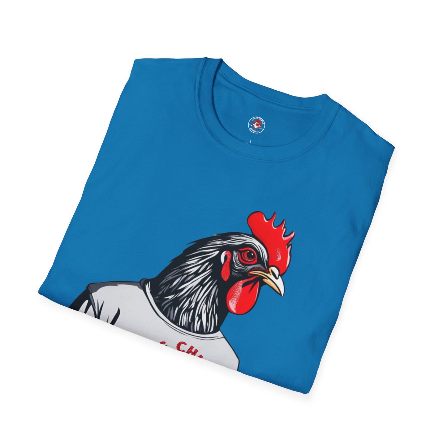 Big Chick Energy Giant Rooster Unisex Tee