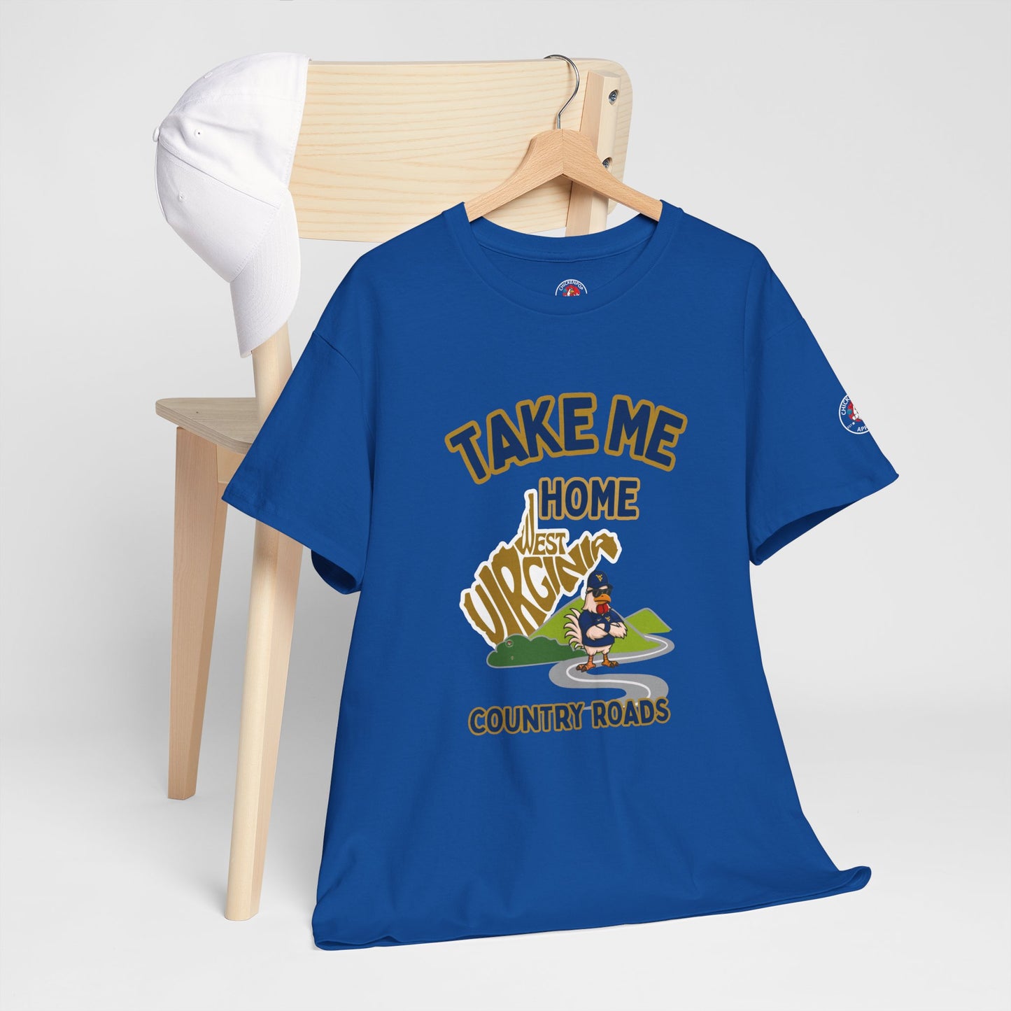 Take Me Home Country Roads WV Coop Daddy Tee – Funny West Virginia Rooster Shirt