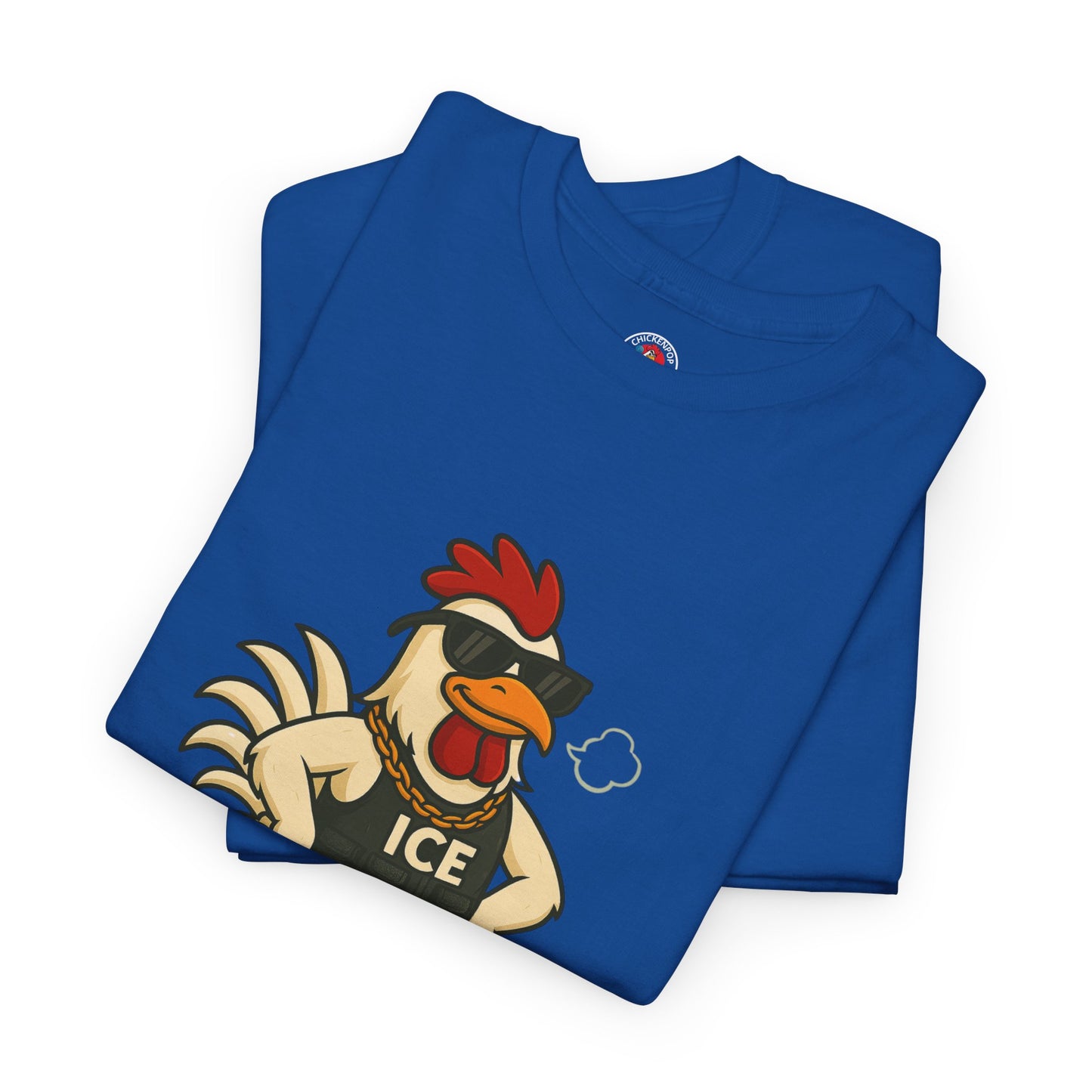 Ice Ice Baby Part 2 Funny Chicken T-Shirt – Cool Rooster Graphic Tee | Unisex Retro Hip-Hop Style