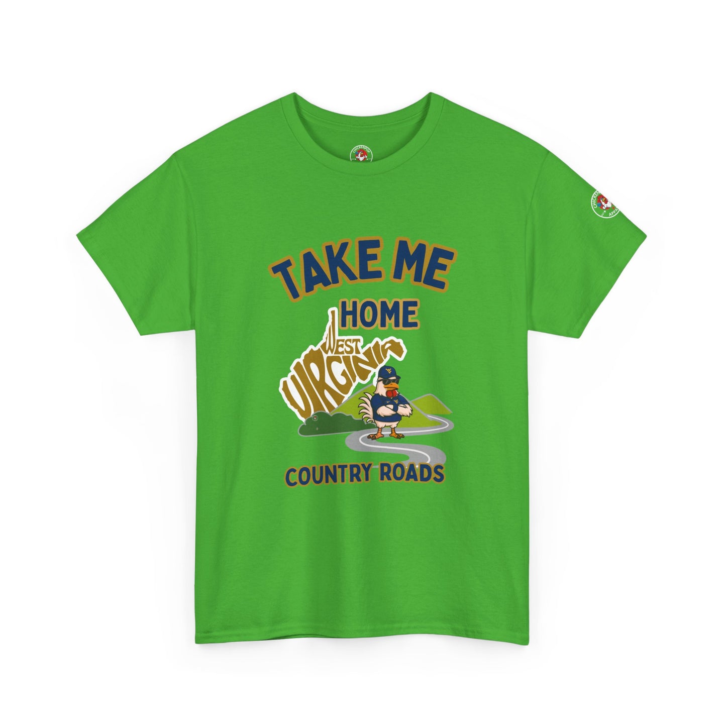 Take Me Home Country Roads WV Coop Daddy Tee – Funny West Virginia Rooster Shirt