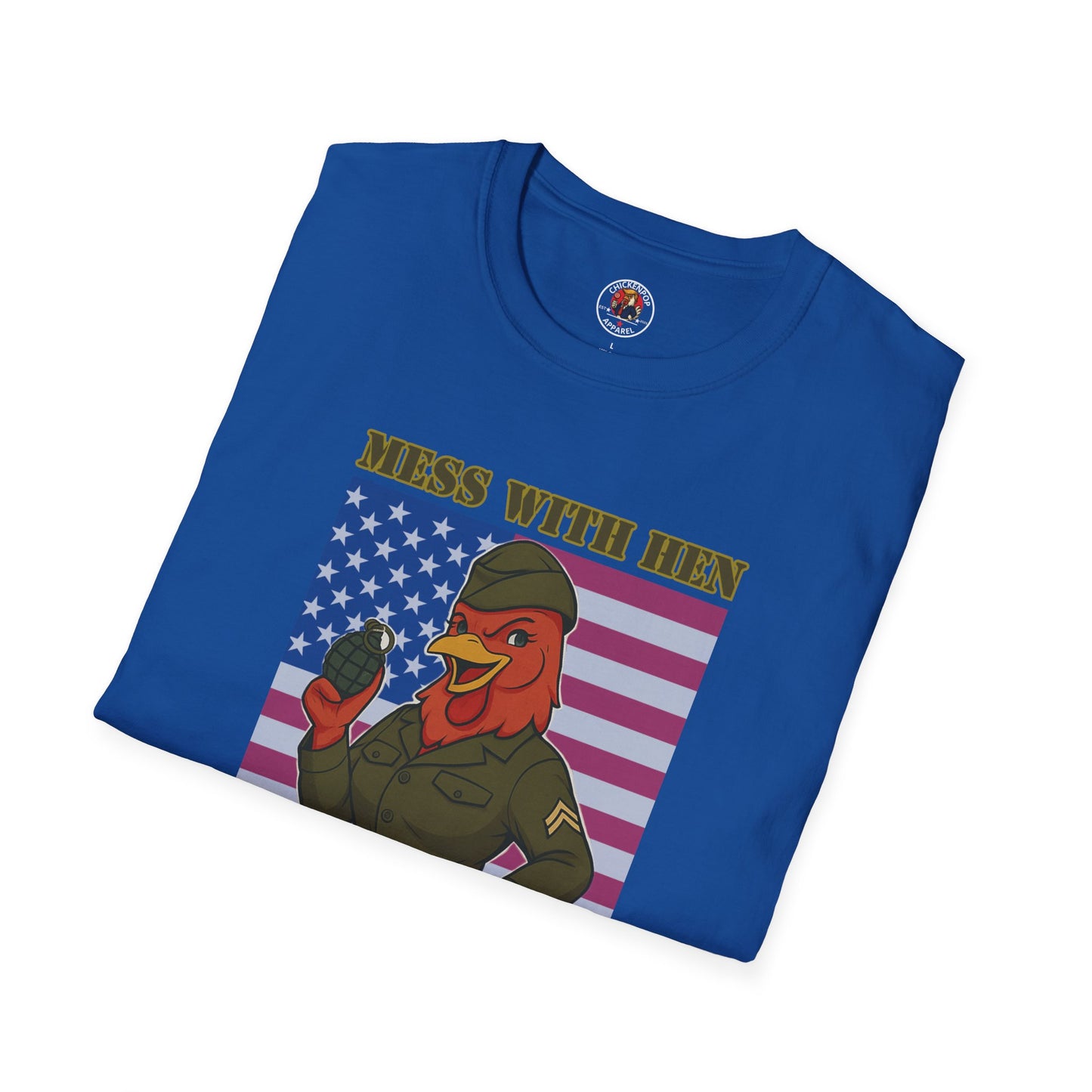Mess With Hen T-Shirt – Fierce Funny Chicken Tee for Bold Women with Attitude | ChickenPop Apparel