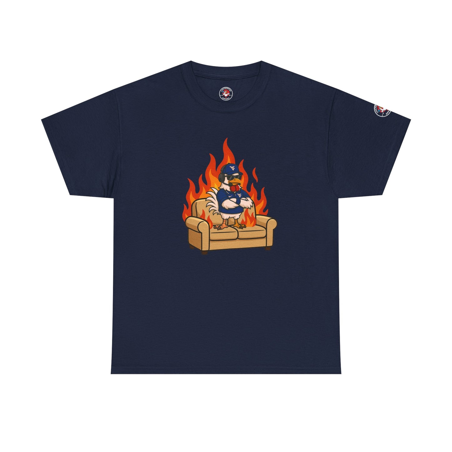 Big Rich Energy WV BURNIN' DOWN THE COUCH Graphic Tee 🔥Free Shipping🔥