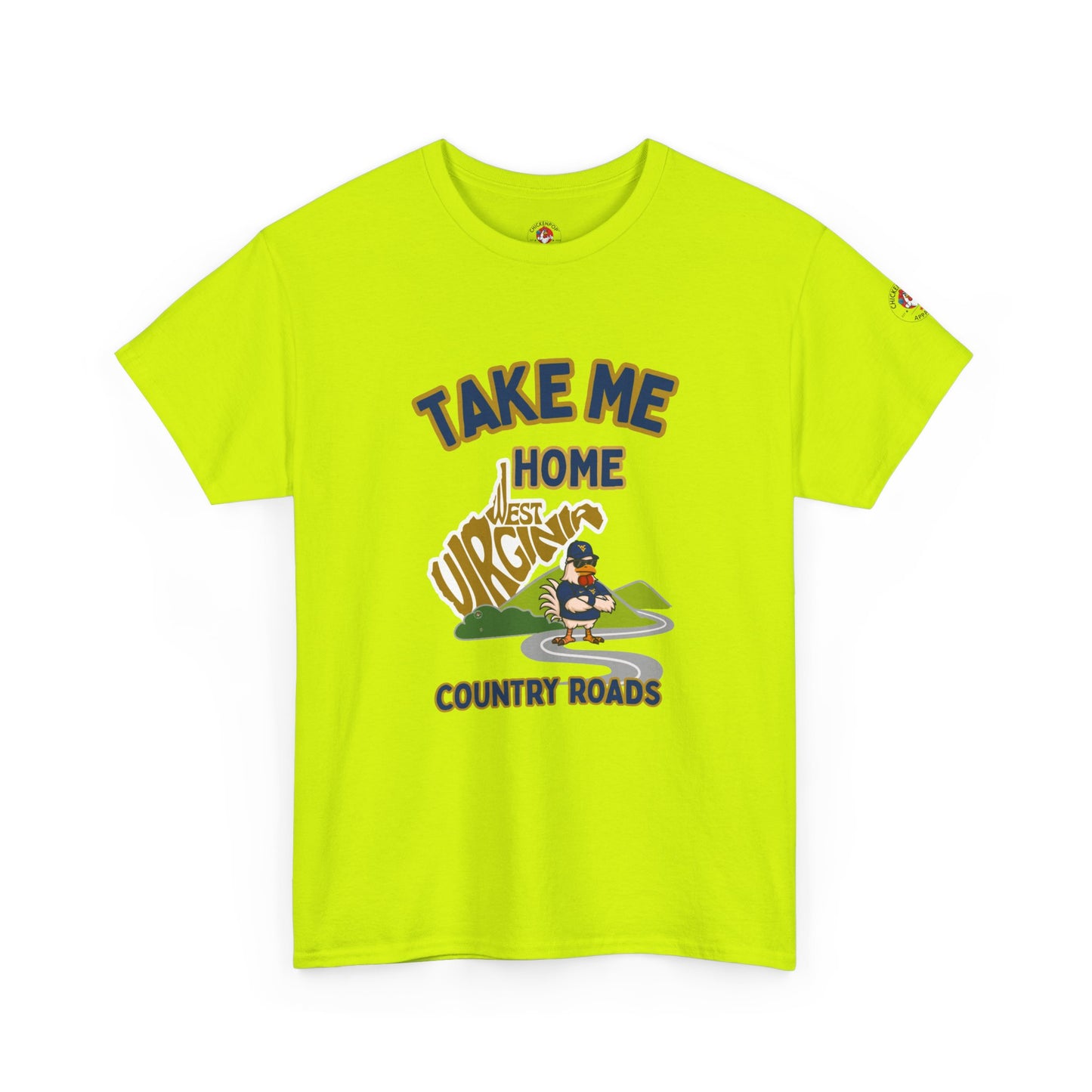 Take Me Home Country Roads WV Coop Daddy Tee – Funny West Virginia Rooster Shirt