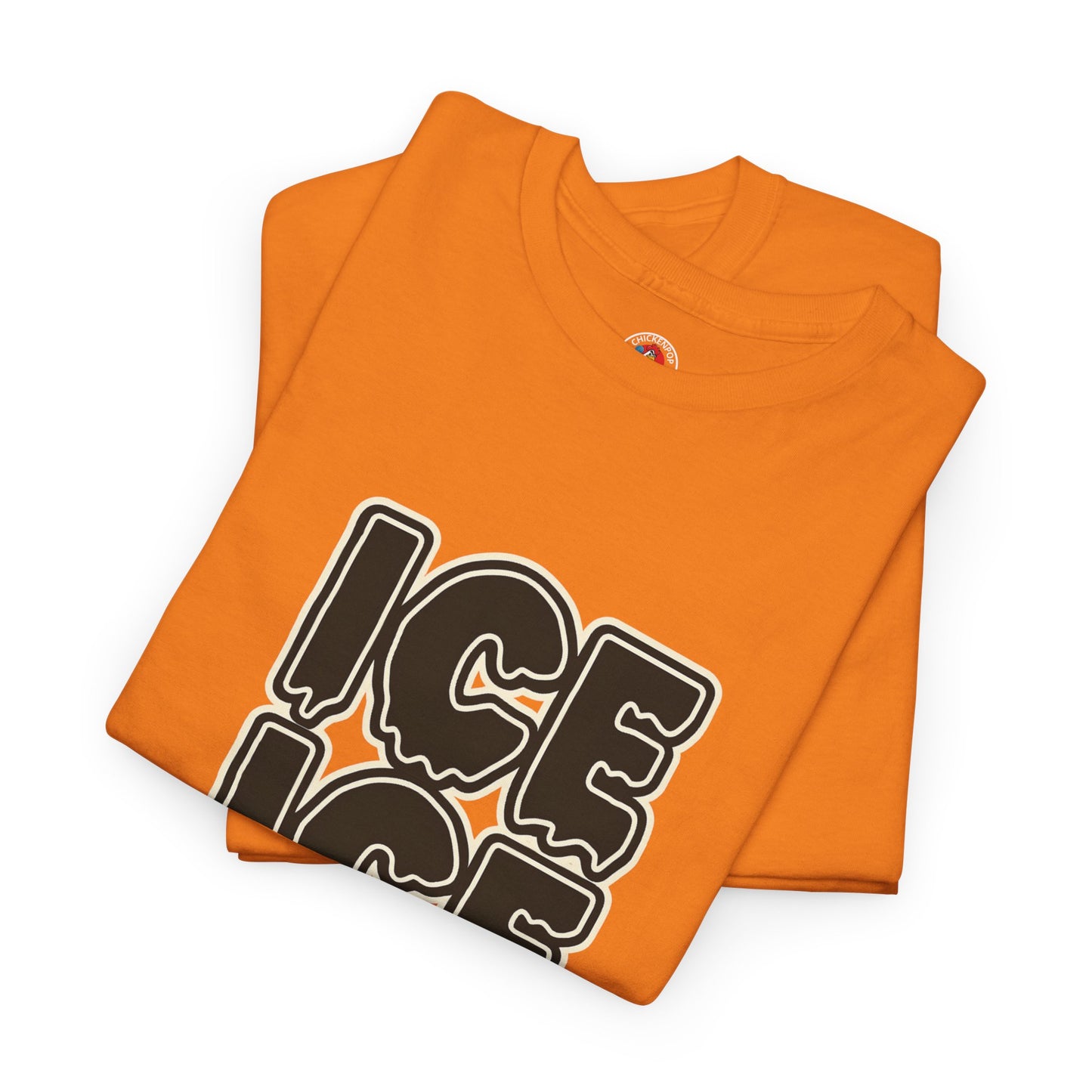 ICE ICE BABY Funny Chicken T-Shirt – Coop Daddy Parody Tee for Music & Poultry Fans