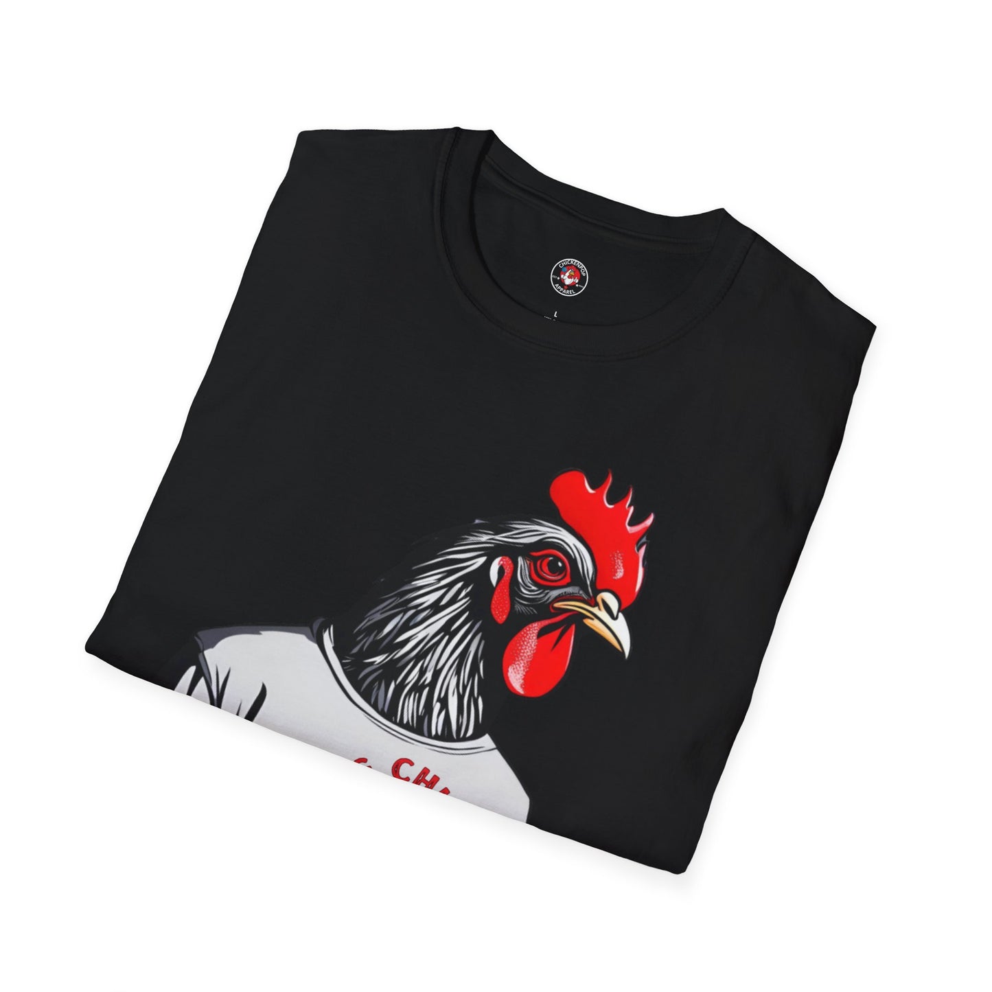 Big Chick Energy Giant Rooster Unisex Tee