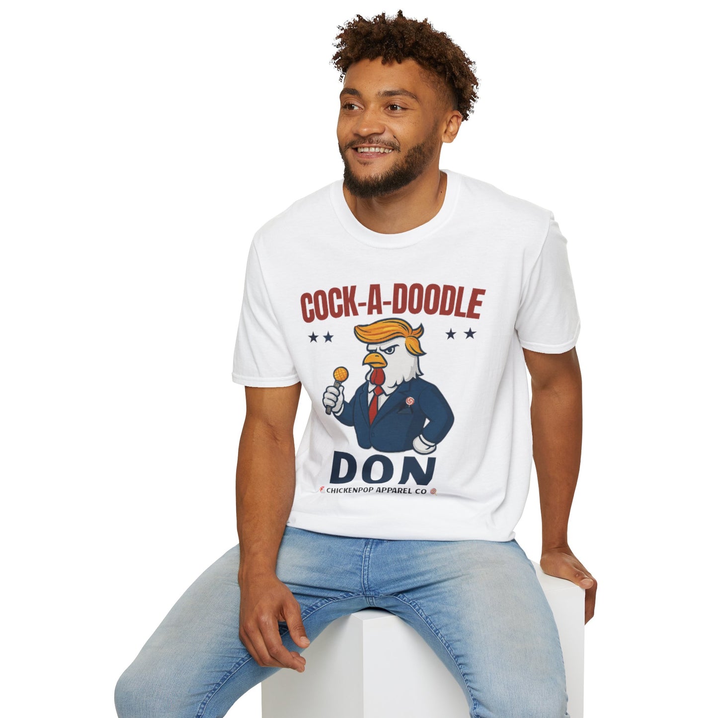 Cock-a-Doodle-Don T-Shirt – Pocket Pop Edition