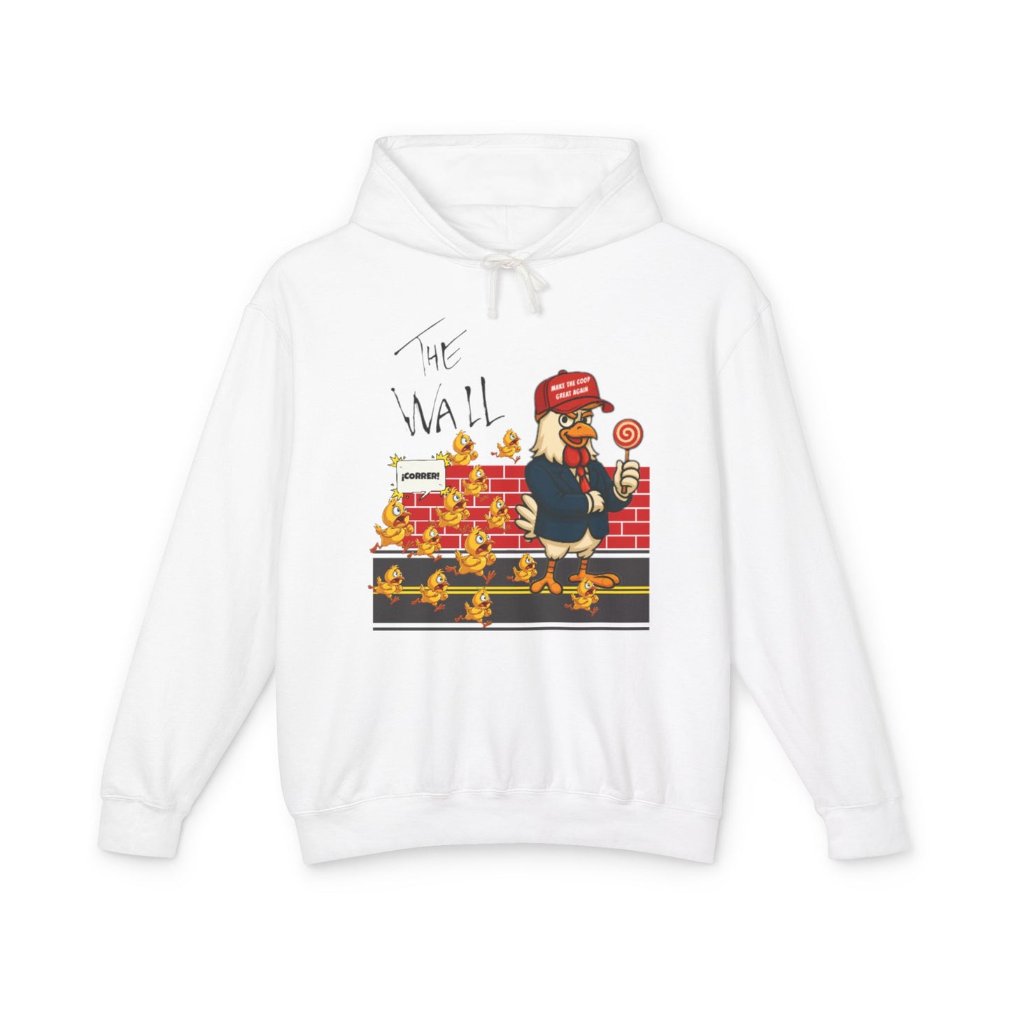 Another Chick Thru The Wall Hoodie – Bold Graphic Pullover with Relaxed Fit | Unisex Streetwear