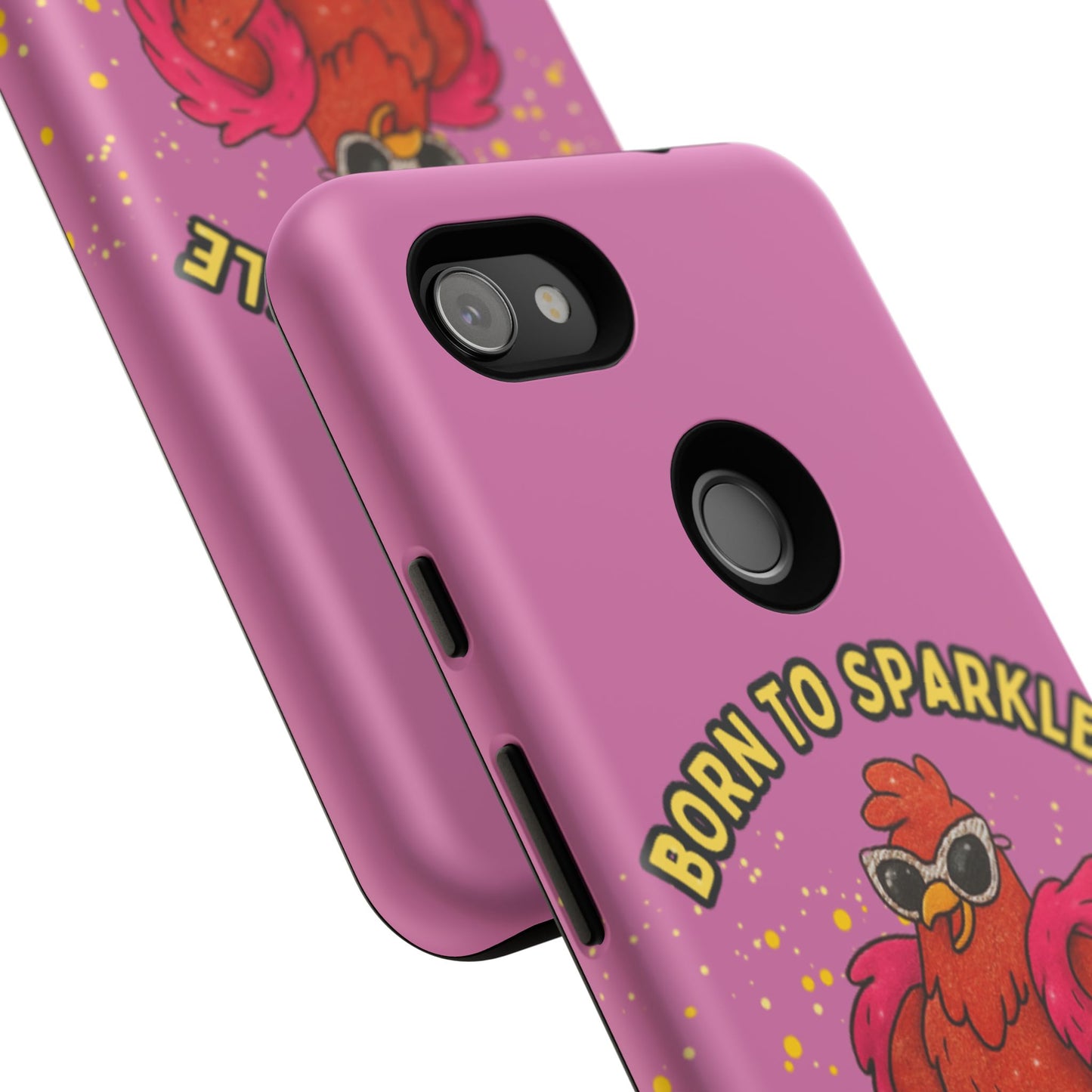 Phone Case - Born to Sparkle Hatched to Slay Logo Design