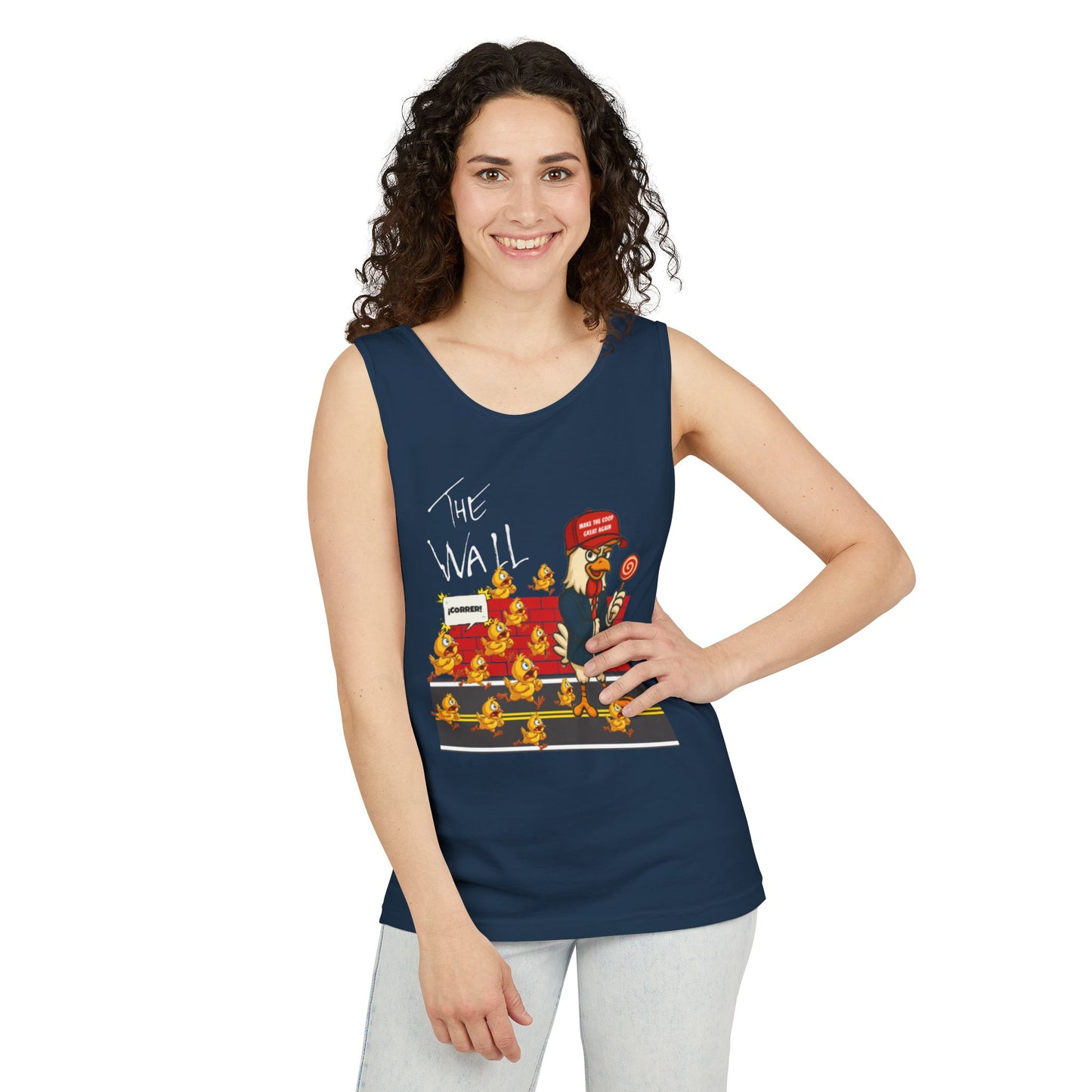 Another Chick Thru The Wall| Political Satire Sleeveless Tee