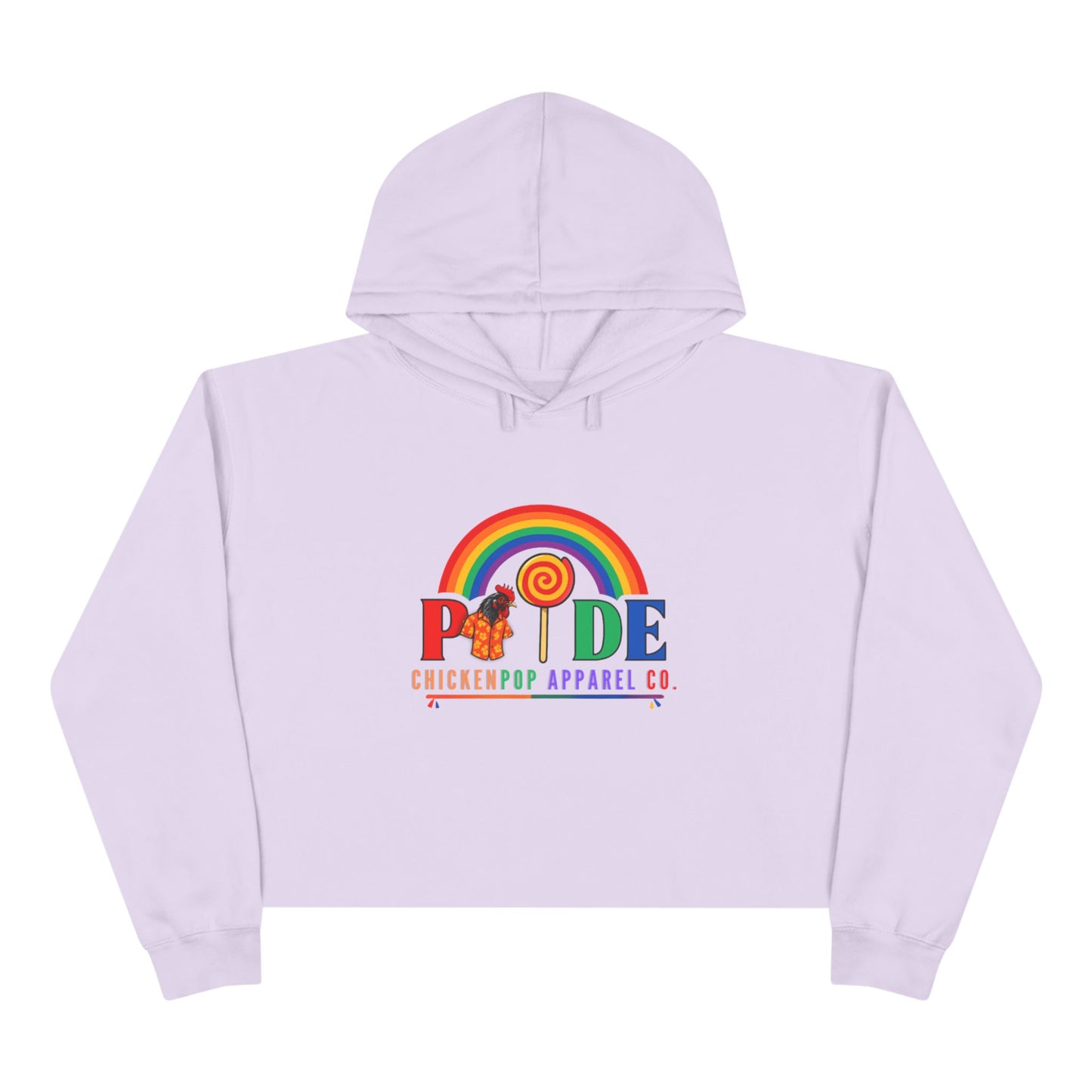 Prime Month Crop Hoodie - Pride Month Collection