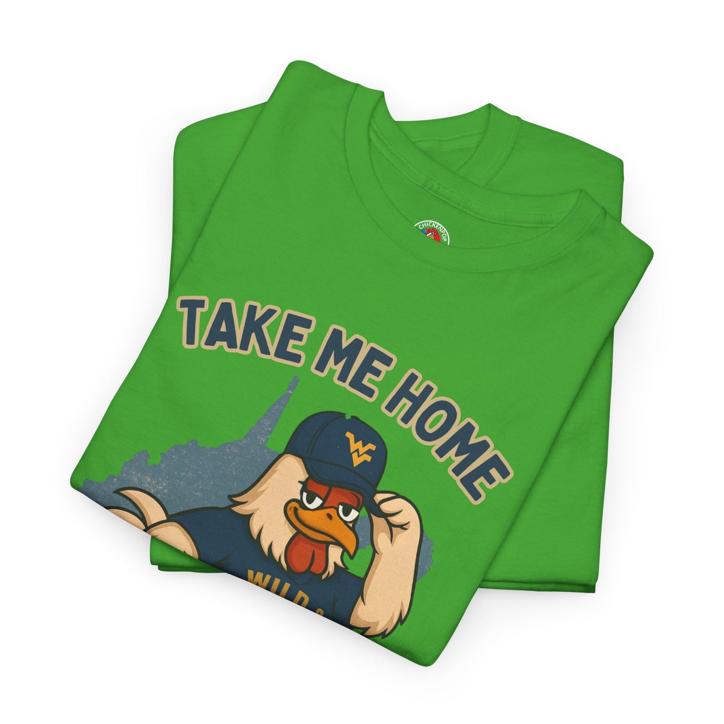 Take Me Home Country Roads WV Coop Daddy Tee – Funny West Virginia Rooster Shirt