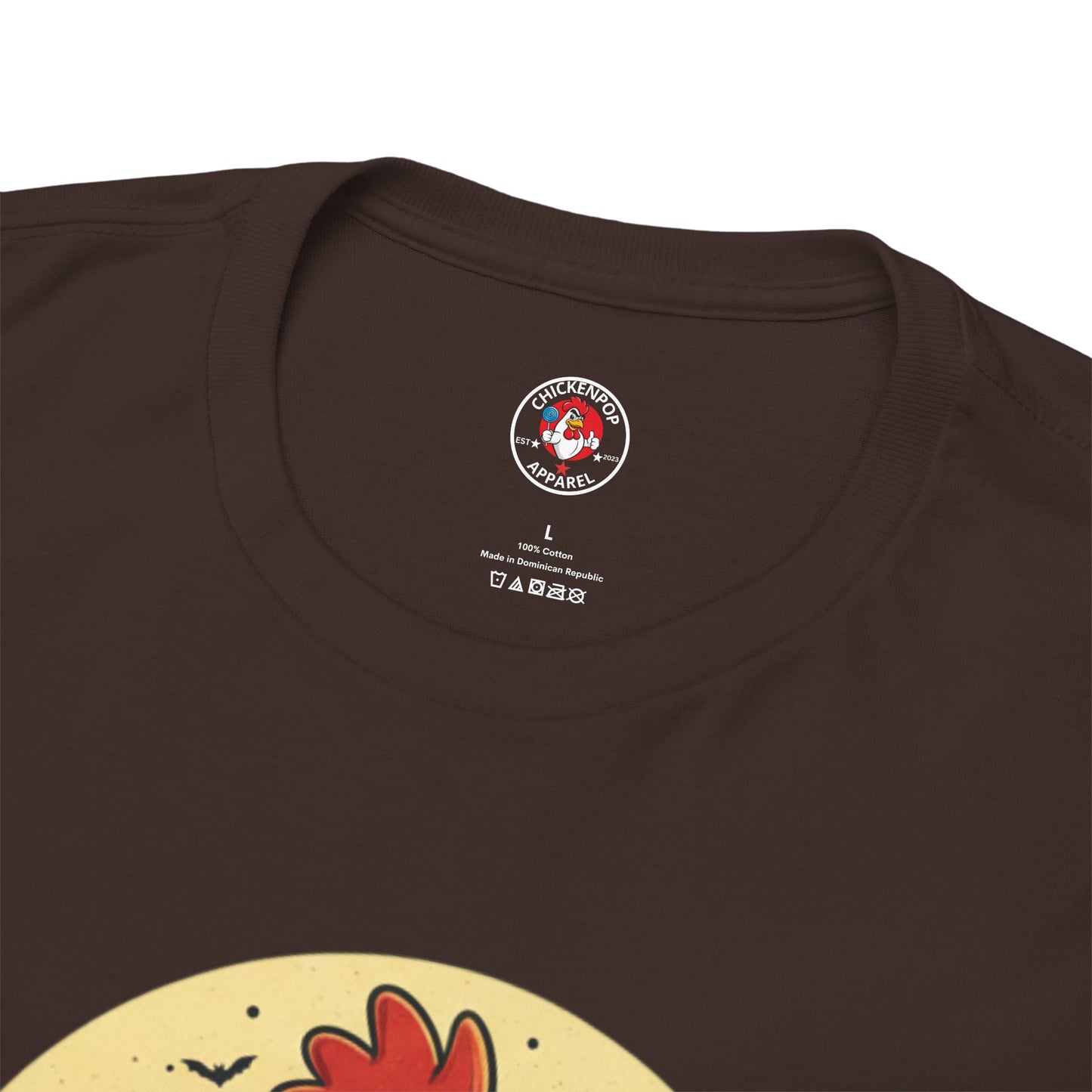 ChickenPop Sucker For a Pop Vampire Rooster Halloween T-Shirt – Funny Spooky Graphic Tee for Fall & Costume Season