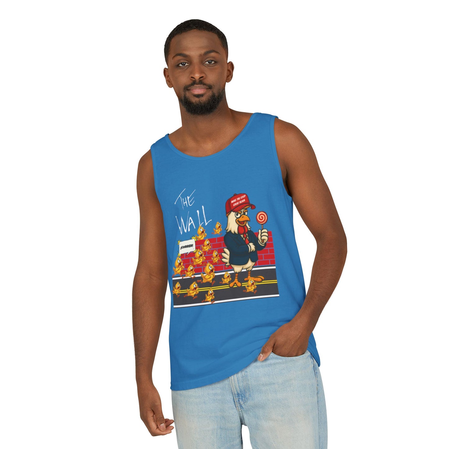 Another Chick Thru The Wall| Political Satire Sleeveless Tee