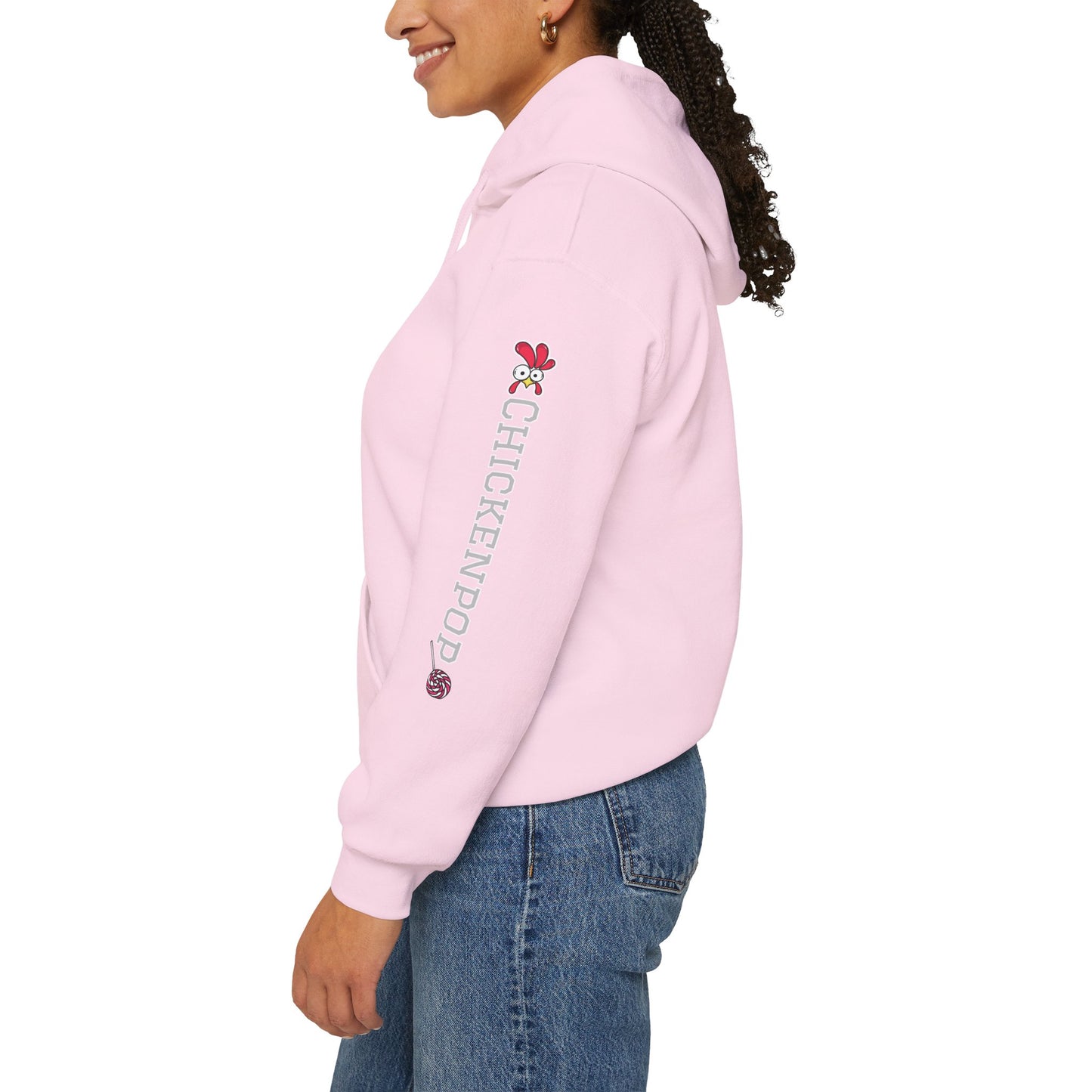 Pride Month Hoodie – ChickenPop Apparel | Rainbow Logo with Coop Daddy – Unisex LGBTQ+ Sweatshirt