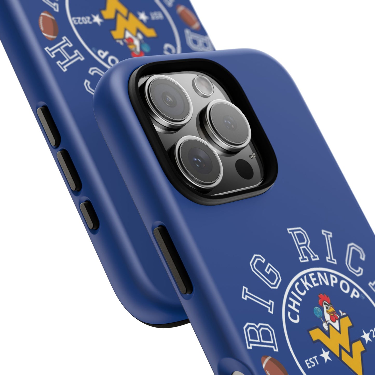 Don’t Be A Devries Funny Chicken Phone Case – Durable Dual-Layer Protection for iPhone, Samsung, Pixel – Matte or Glossy Finish Blue