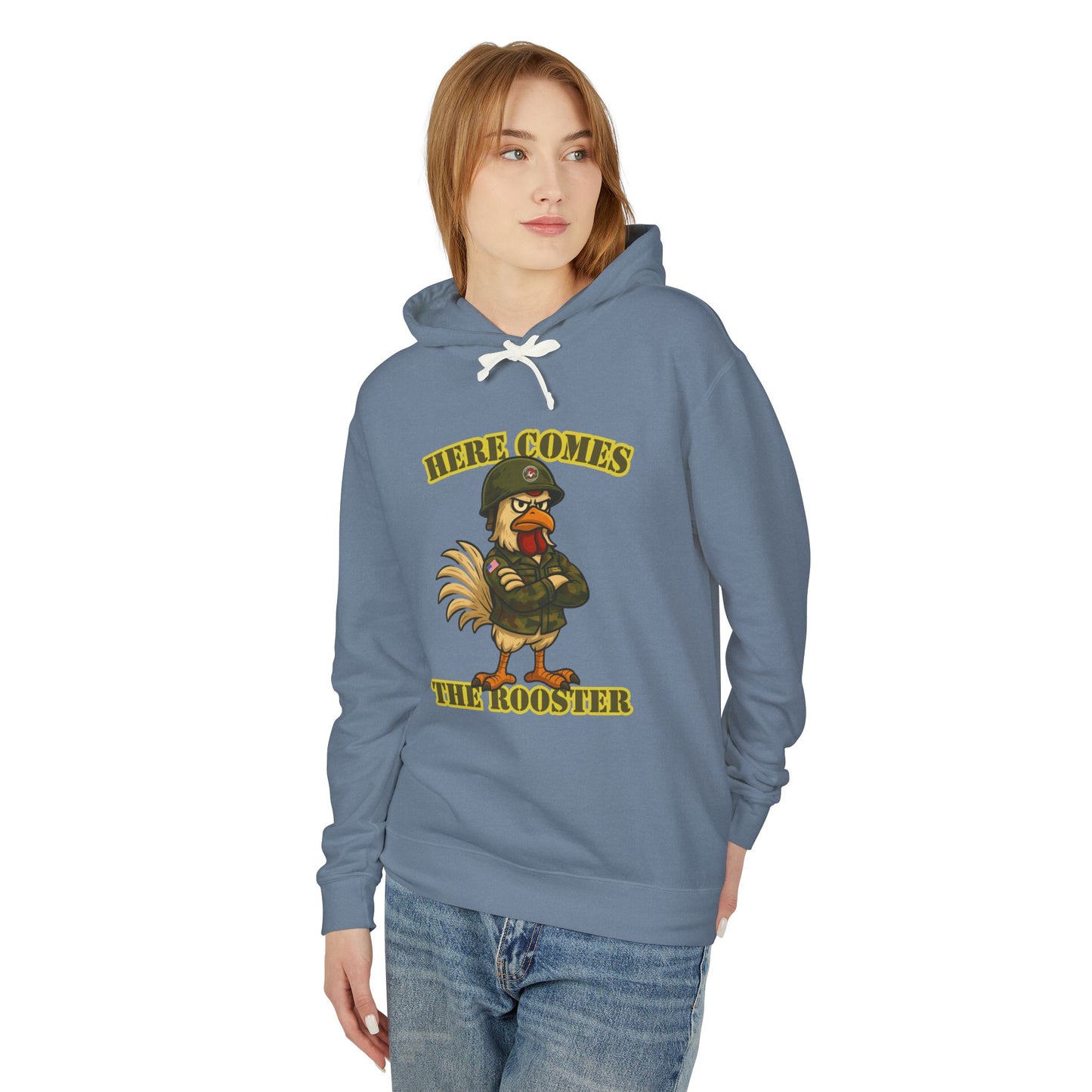 Here Comes The Rooster Hoodie – Bold Graphic Pullover with Relaxed Fit | Unisex Streetwear