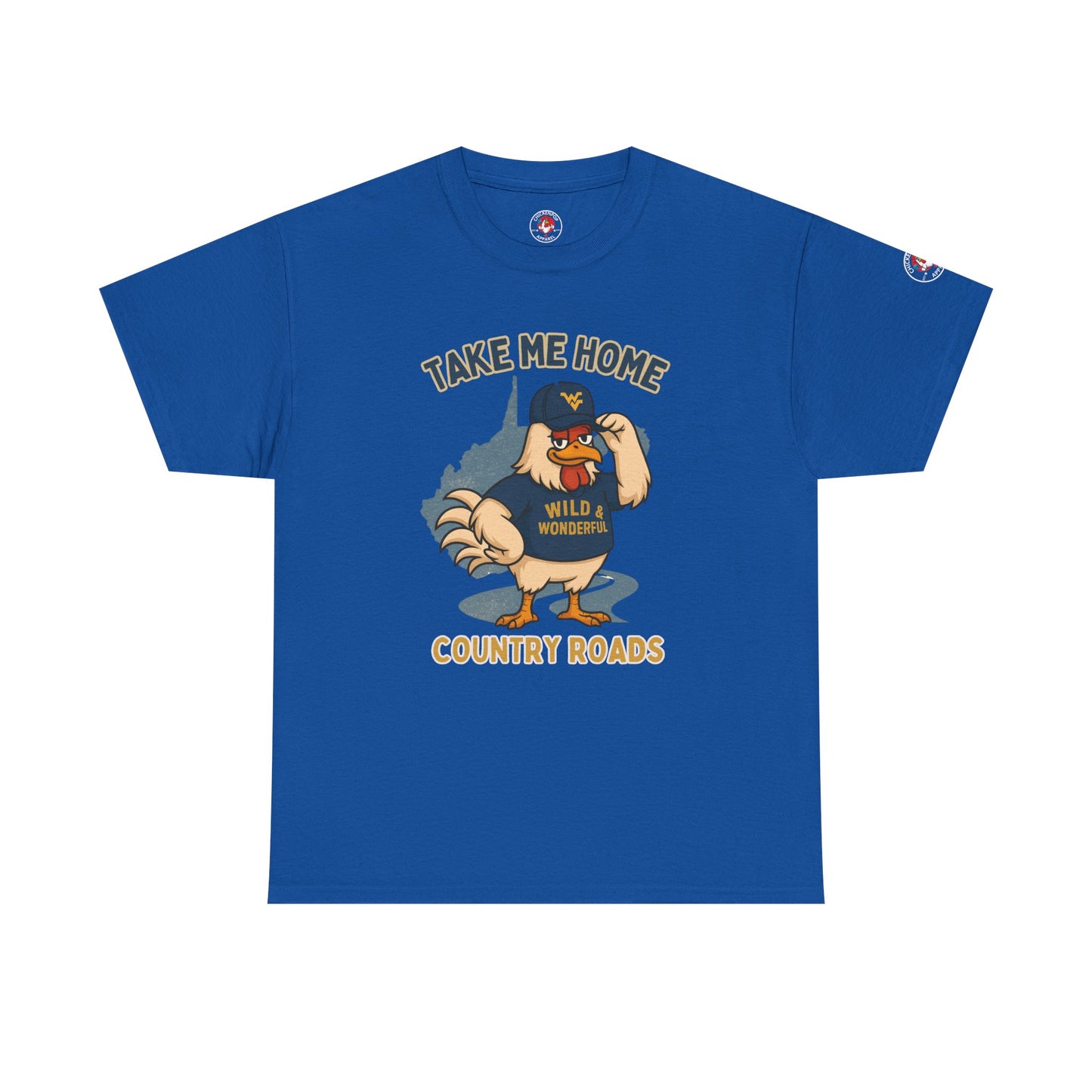 Take Me Home Country Roads WV Coop Daddy Tee – Funny West Virginia Rooster Shirt