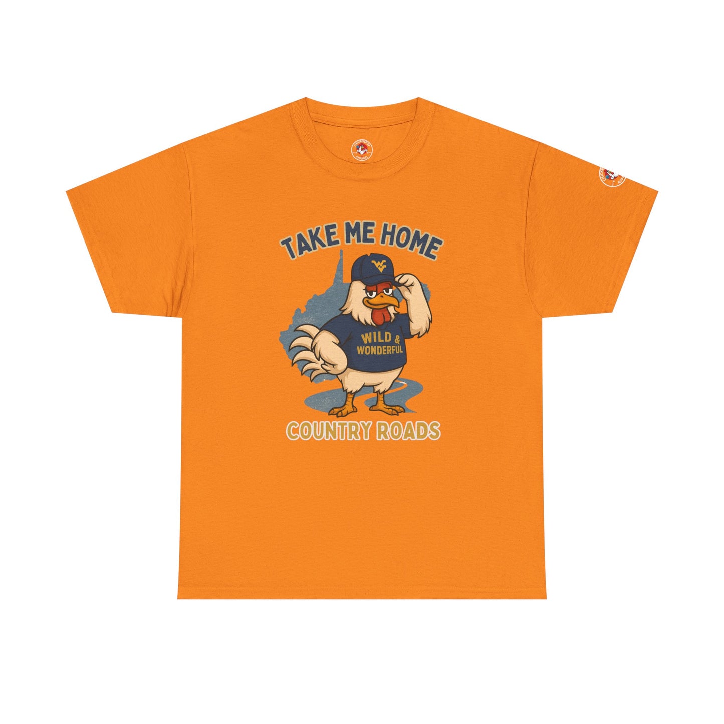 Take Me Home Country Roads WV Coop Daddy Tee – Funny West Virginia Rooster Shirt