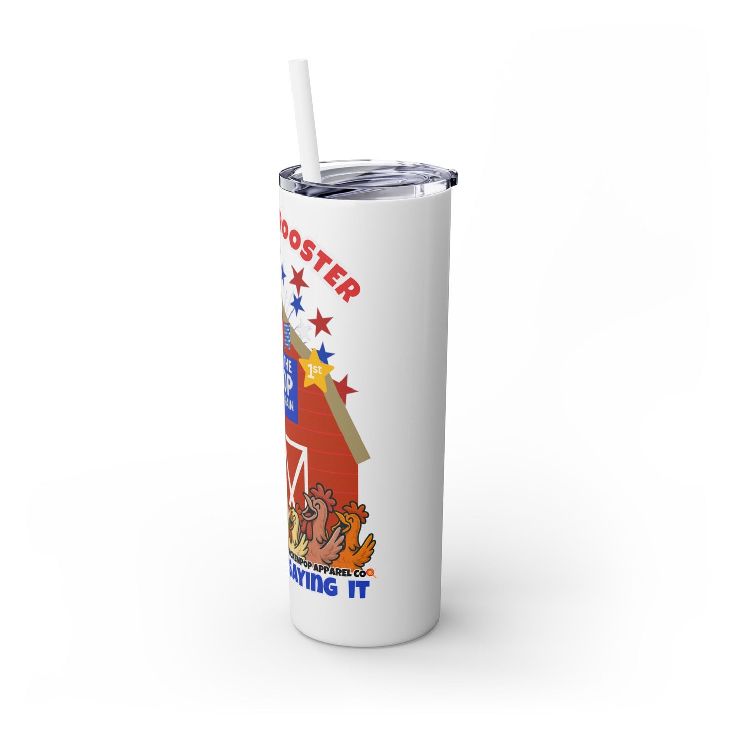 The Best Rooster Cock-a-Doodle Don 20 oz. Tumbler with straw Gifts, Summer Vibes, Party Essentials
