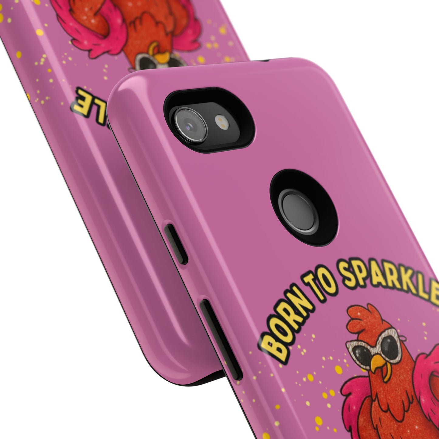 Phone Case - Born to Sparkle Hatched to Slay Logo Design