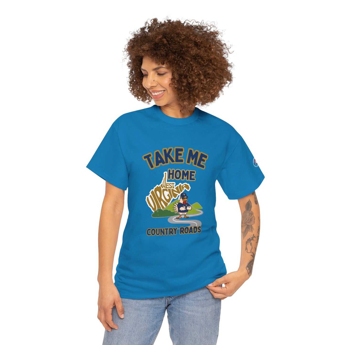 Take Me Home Country Roads WV Coop Daddy Tee – Funny West Virginia Rooster Shirt