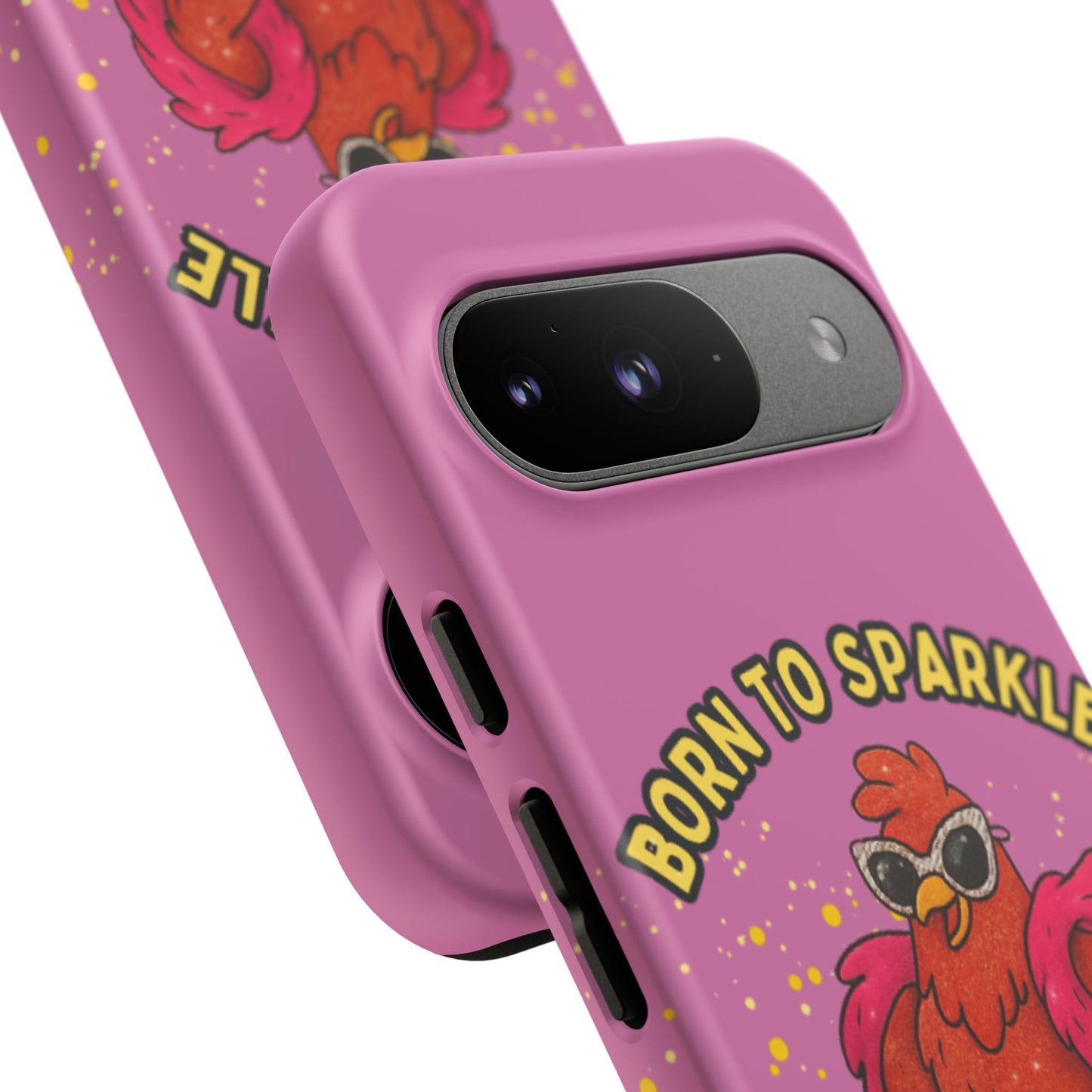 Phone Case - Born to Sparkle Hatched to Slay Logo Design