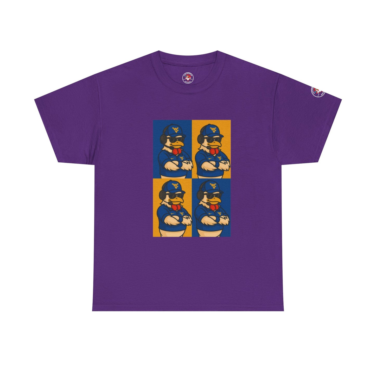 Warhol WVU Coop Daddy T-Shirt – Pop Art Coach Rooster Graphic Tee for Mountaineer Fans FREE SHIPPING