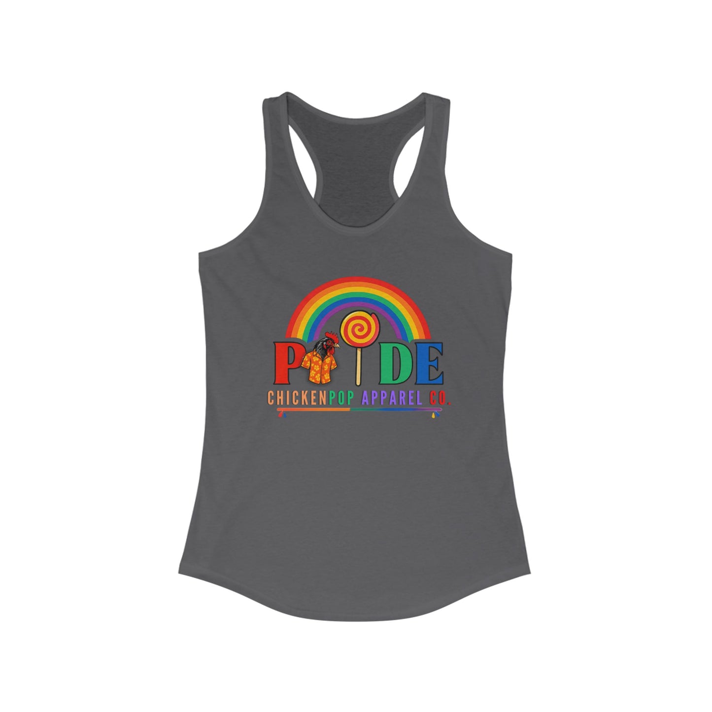 π³οΈβπ BCE Pride Racerback Tank β Cluck the Rules, Wear the Rainbow