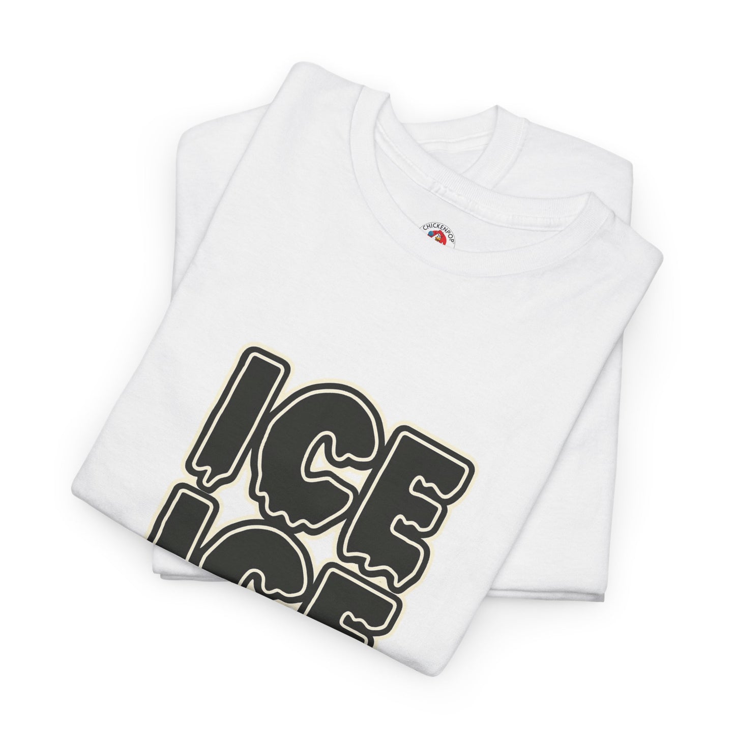ICE ICE BABY Funny Chicken T-Shirt – Coop Daddy Parody Tee for Music & Poultry Fans