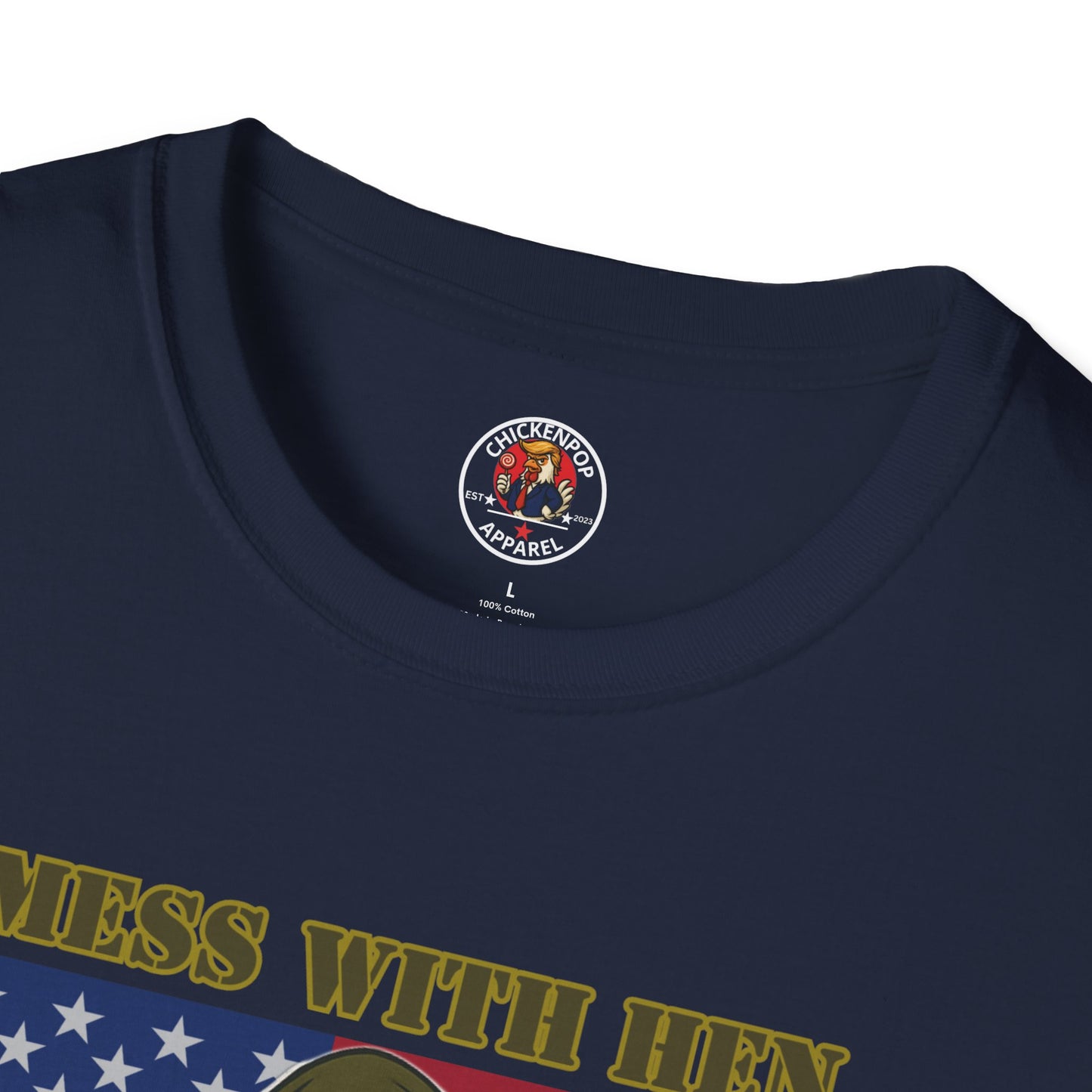 Mess With Hen T-Shirt – Fierce Funny Chicken Tee for Bold Women with Attitude | ChickenPop Apparel