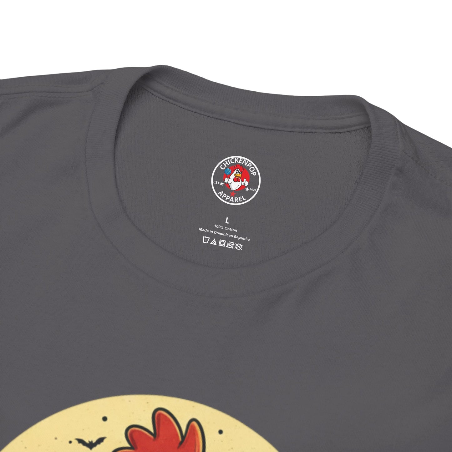 ChickenPop Sucker For a Pop Vampire Rooster Halloween T-Shirt – Funny Spooky Graphic Tee for Fall & Costume Season