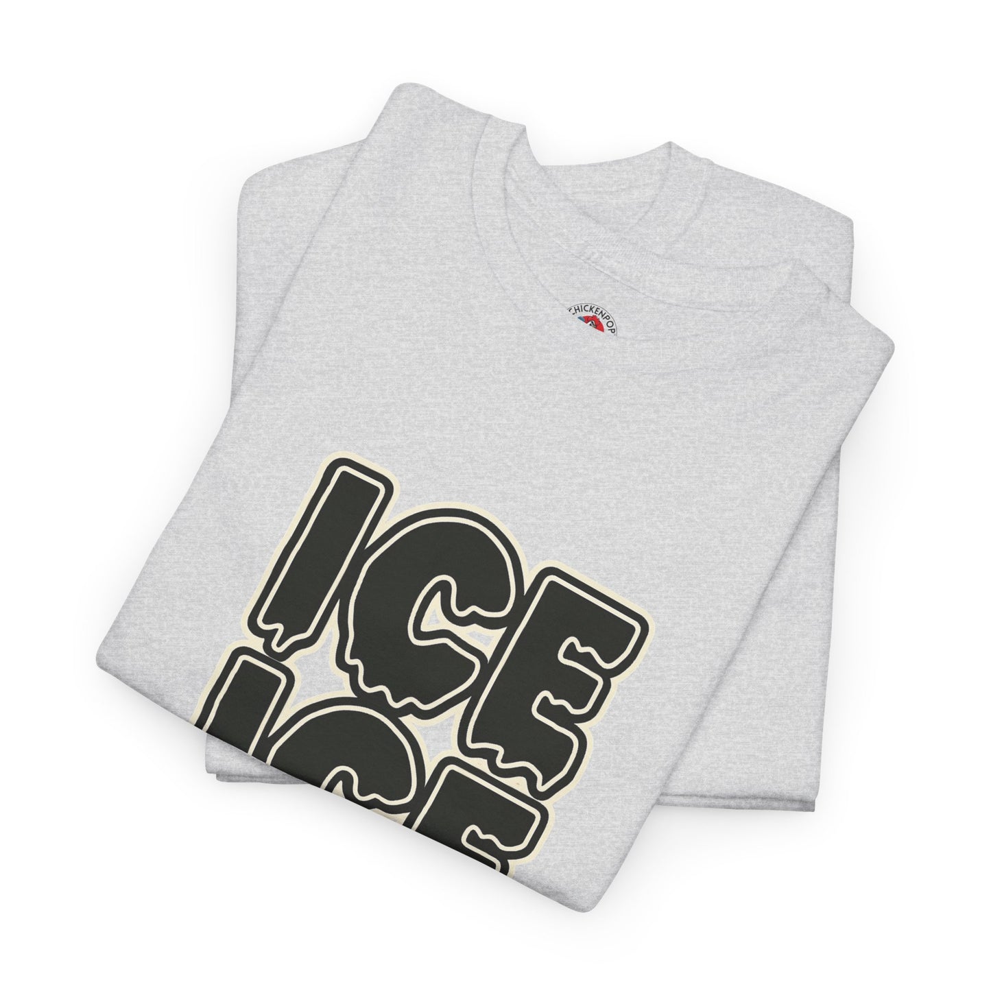 ICE ICE BABY Funny Chicken T-Shirt – Coop Daddy Parody Tee for Music & Poultry Fans