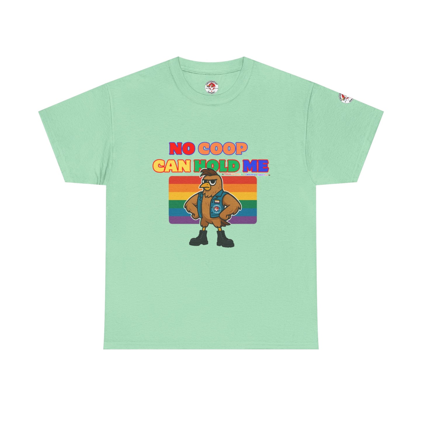 No Coop Can Hold Me – Theym Hen Unisex Pride Tee
