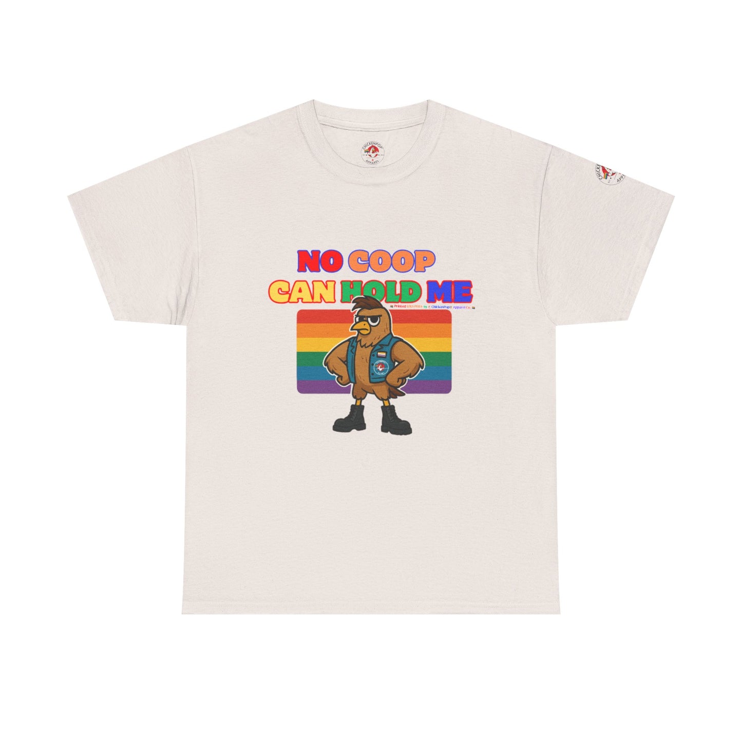 No Coop Can Hold Me – Theym Hen Unisex Pride Tee