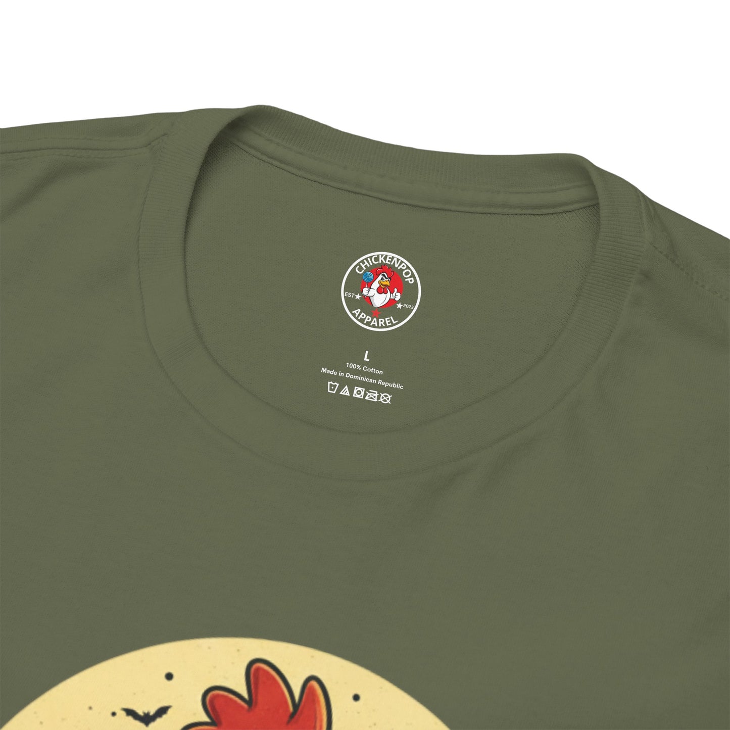 ChickenPop Sucker For a Pop Vampire Rooster Halloween T-Shirt – Funny Spooky Graphic Tee for Fall & Costume Season