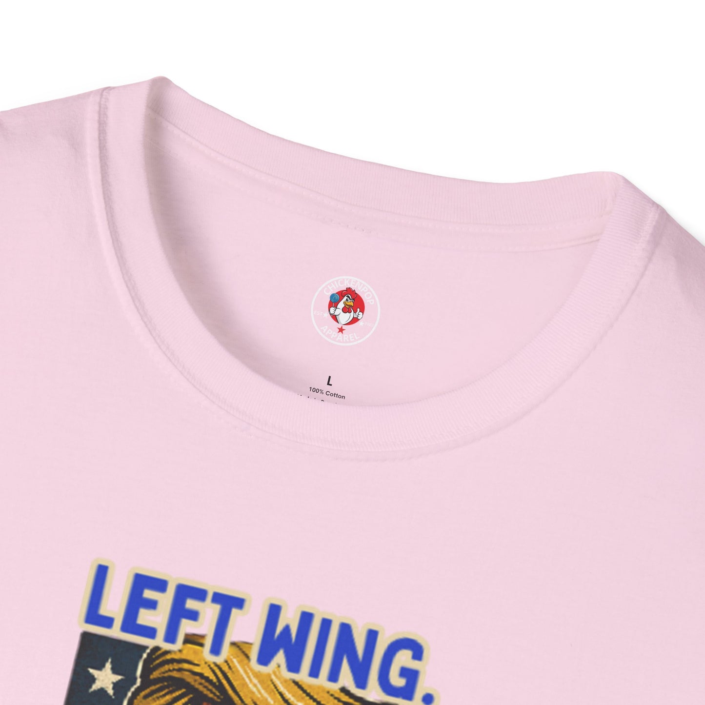 Cock-a-Doodle-Don "Left Wing. Right Wing. Same Coop." Political Satire Tee – Unisex Graphic T-Shirt