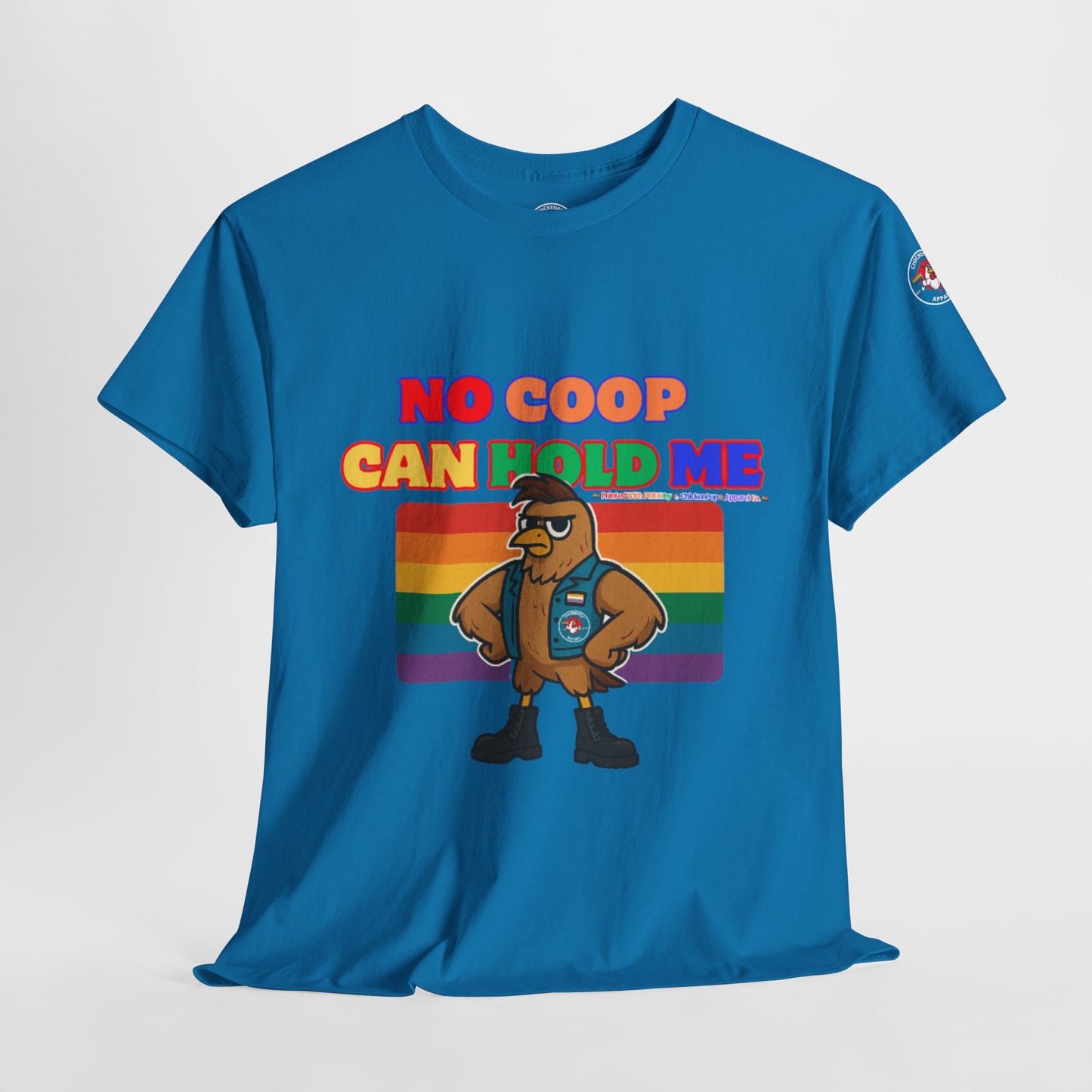 No Coop Can Hold Me – Theym Hen Unisex Pride Tee