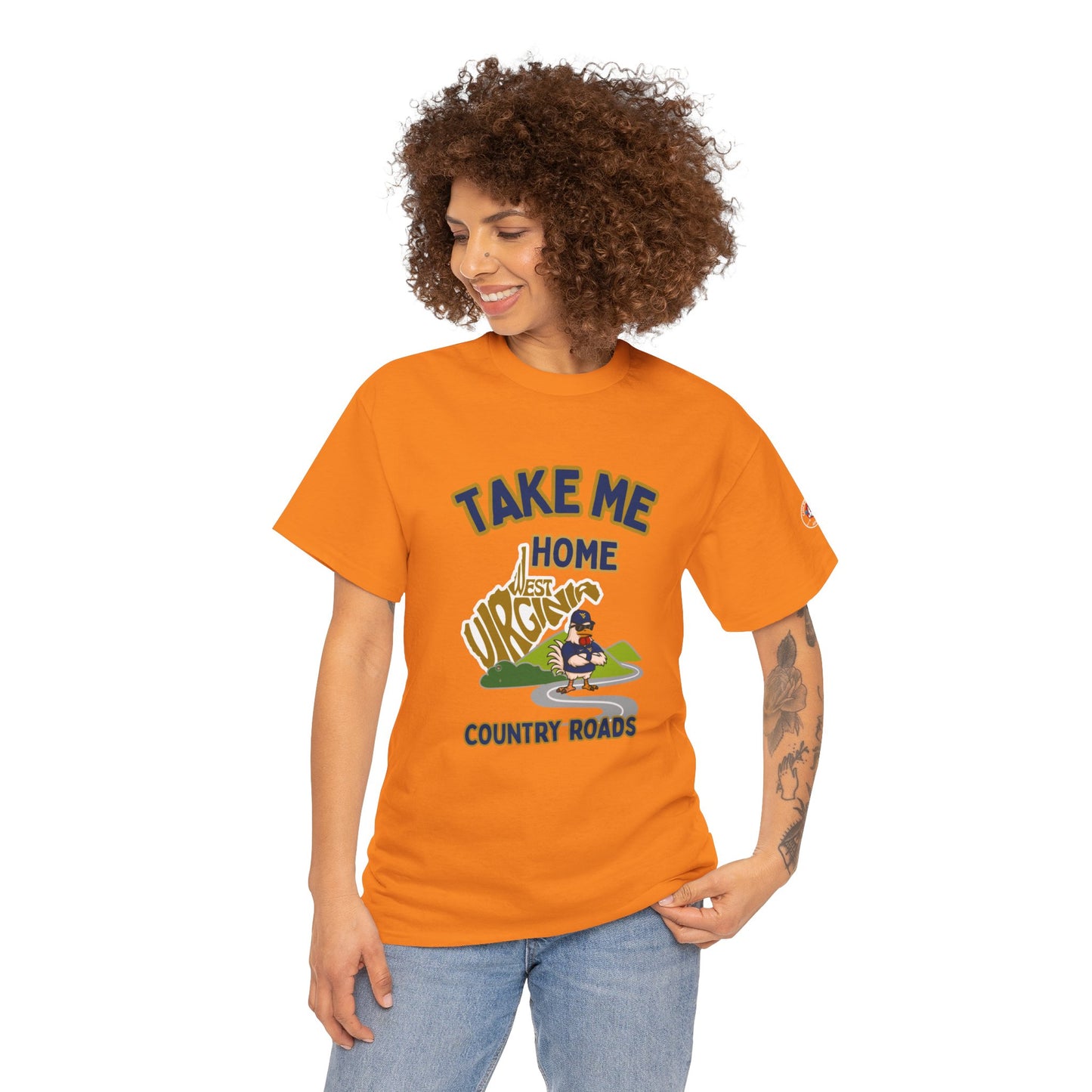 Take Me Home Country Roads WV Coop Daddy Tee – Funny West Virginia Rooster Shirt