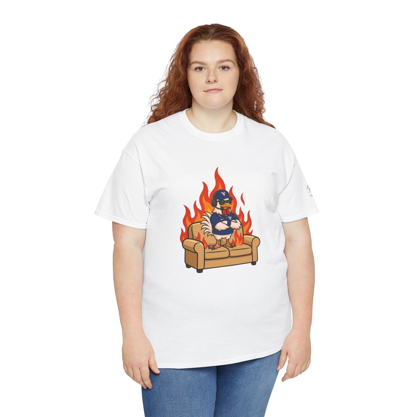 Big Rich Energy WV BURNIN' DOWN THE COUCH Graphic Tee 🔥Free Shipping🔥