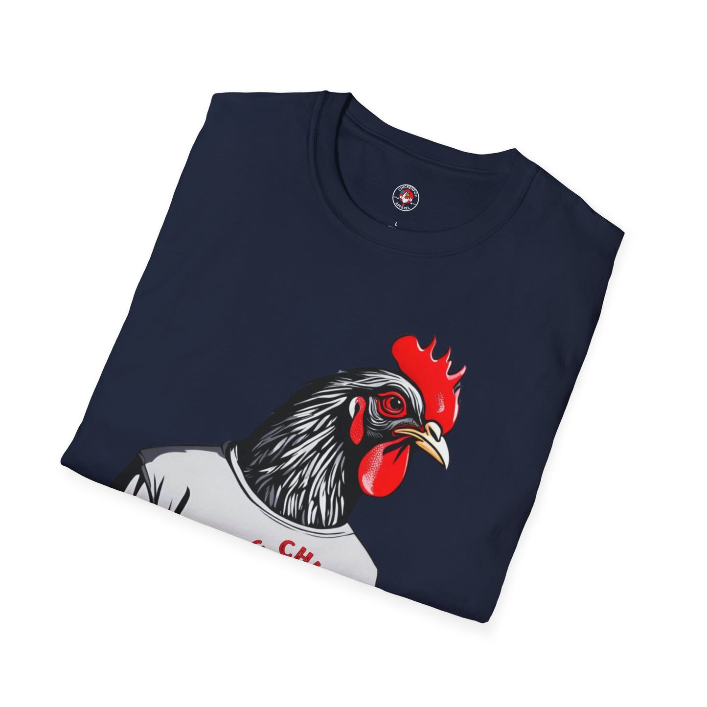 Big Chick Energy Giant Rooster Unisex Tee