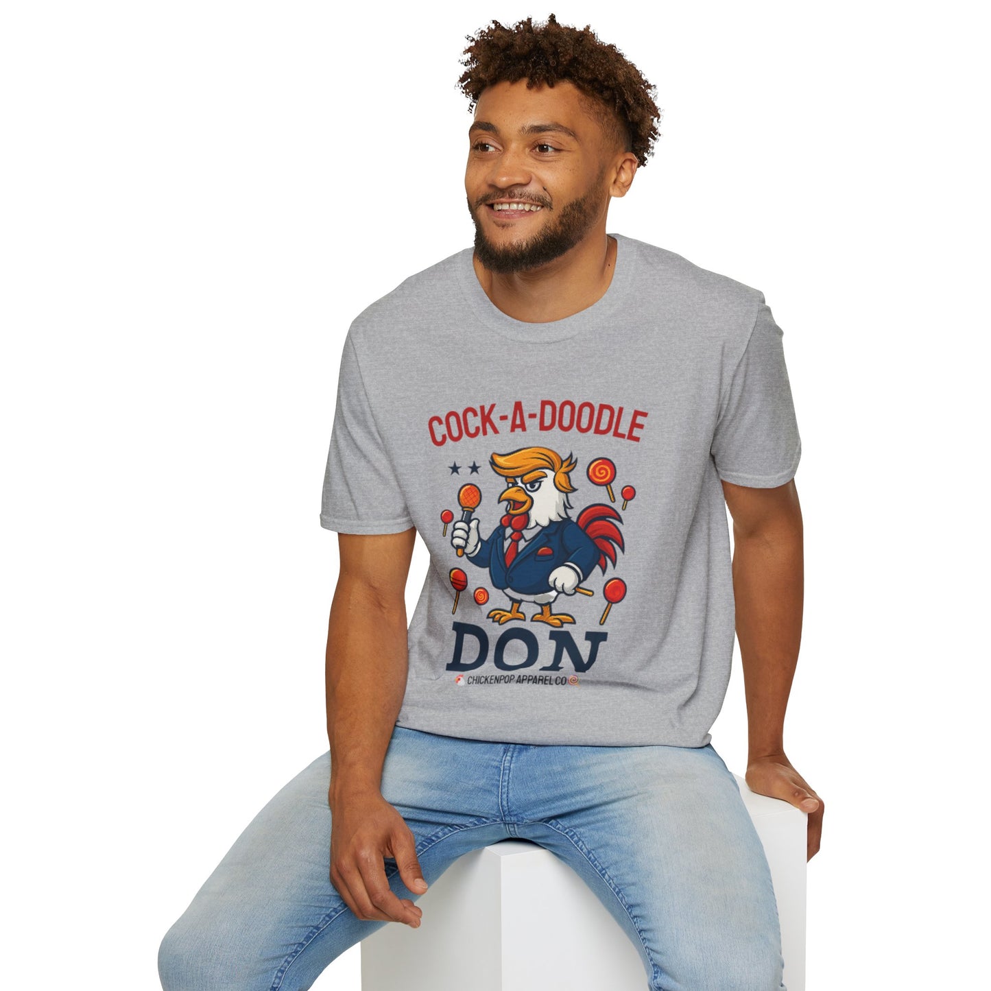 Cock-a-Doodle-Don T-Shirt – Lollipop Drop Edition