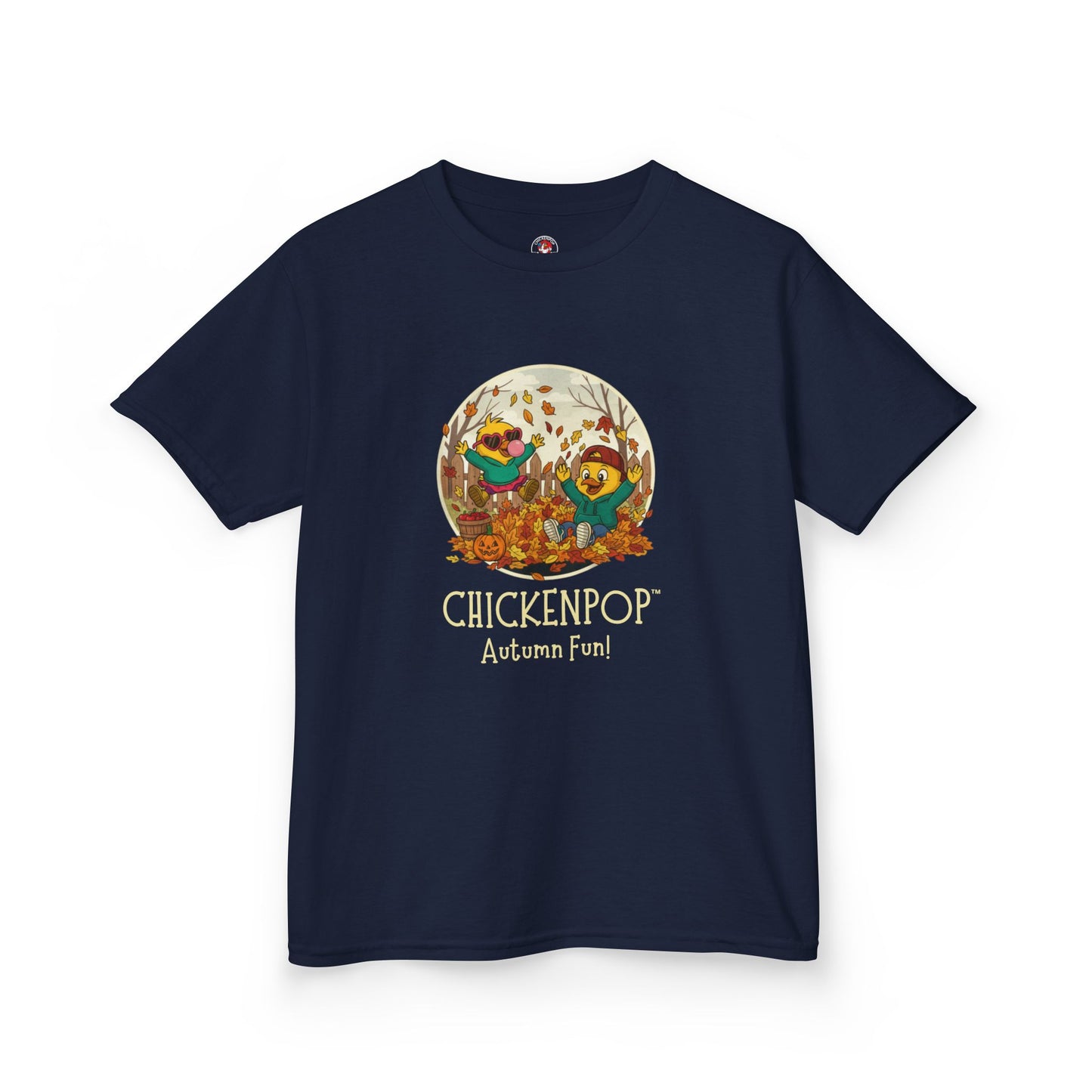 Kids Tee - Lil’ Cluckers 'Autumn Fun' ChickenPop Shirt