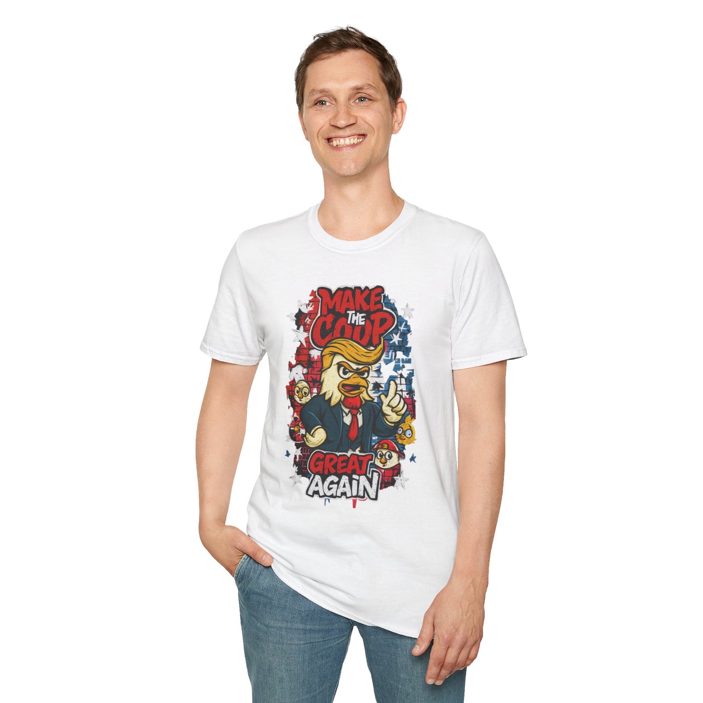Cock-a-doodle-Don T-Shirt β Make the Coop Great Again | Funny Political Chicken Shirt by ChickenPop Apparel