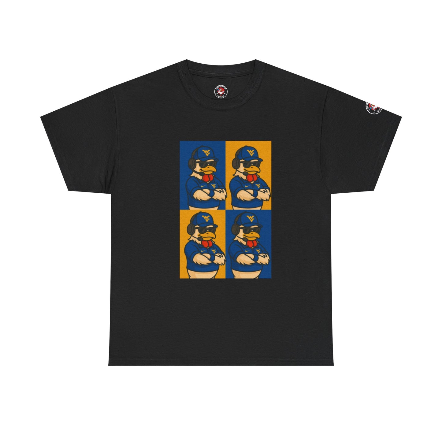 Warhol WVU Coop Daddy T-Shirt – Pop Art Coach Rooster Graphic Tee for Mountaineer Fans FREE SHIPPING