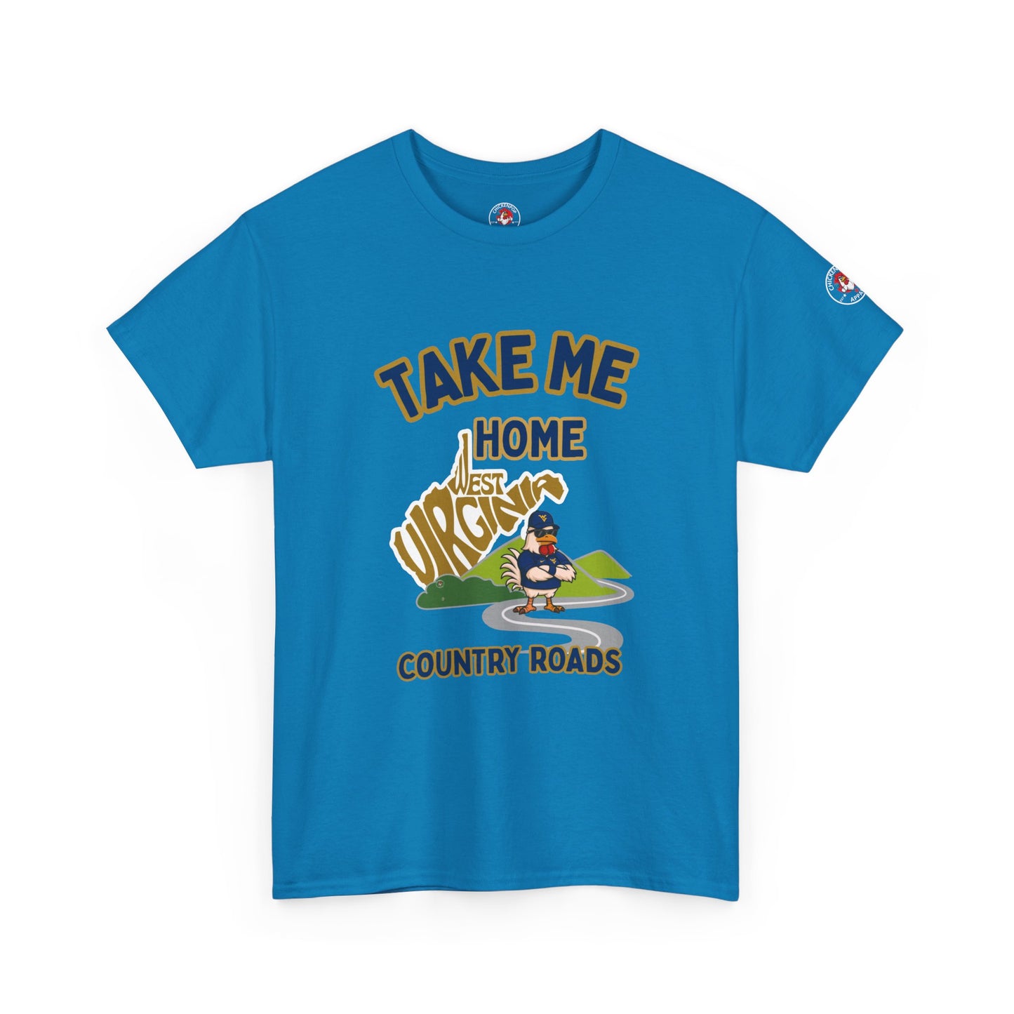 Take Me Home Country Roads WV Coop Daddy Tee – Funny West Virginia Rooster Shirt