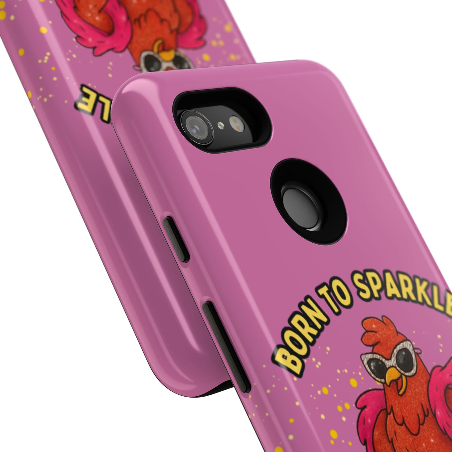 Phone Case - Born to Sparkle Hatched to Slay Logo Design