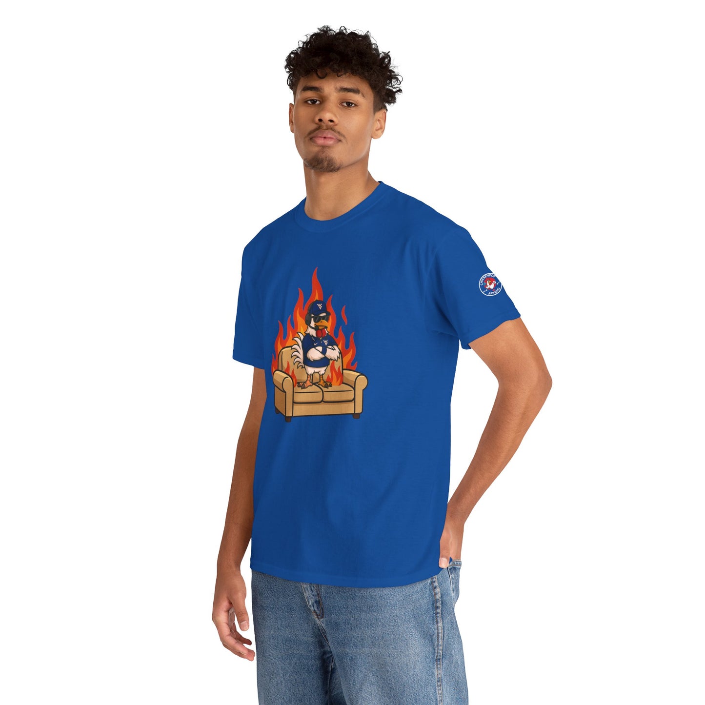 Big Rich Energy WV BURNIN' DOWN THE COUCH Graphic Tee 🔥Free Shipping🔥