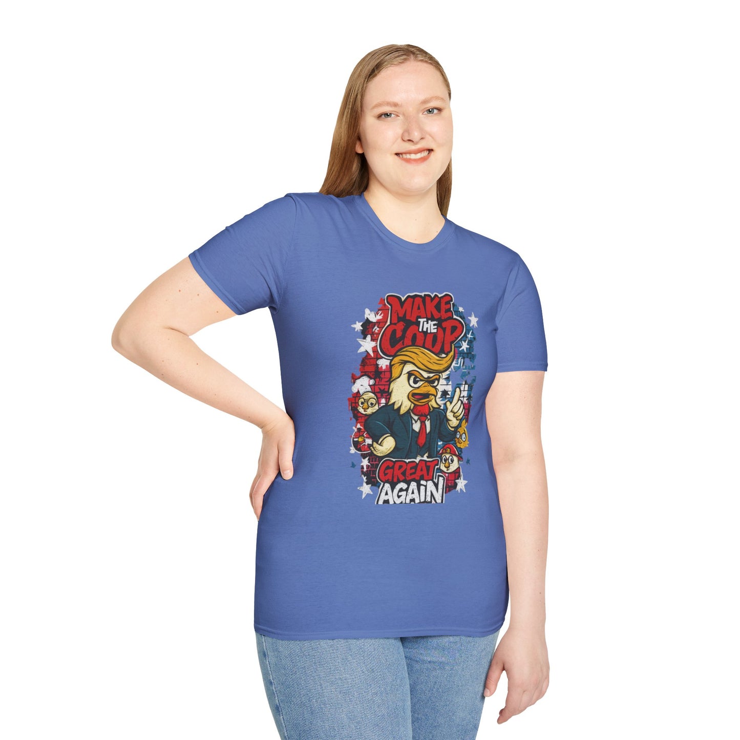 Cock-a-doodle-Don T-Shirt β Make the Coop Great Again | Funny Political Chicken Shirt by ChickenPop Apparel